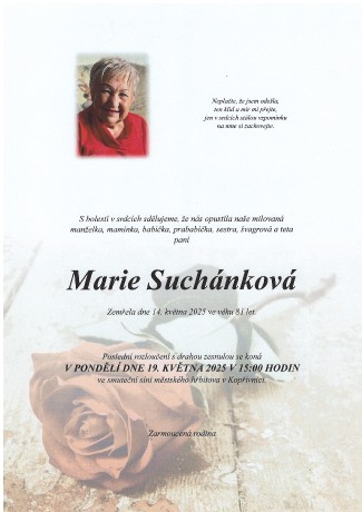 parte Suchánková Marie