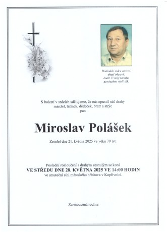 Polášek Miroslav - sken parte