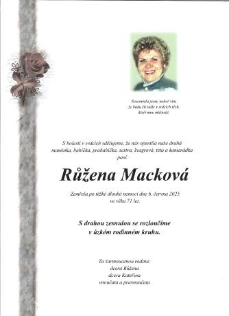 sken parte Macková Růžena