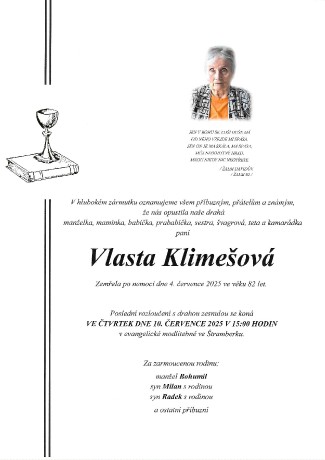 sken parte Klimešová Vlasta