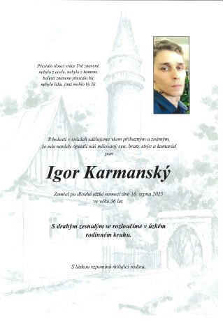 Karmanský Igor sken