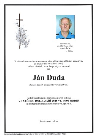 Duda Ján sken