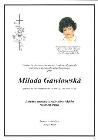 Gawlowská Milada sken
