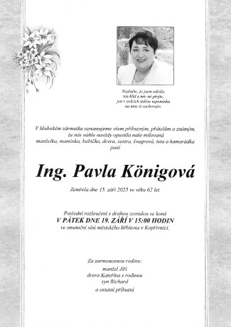 Parte Ing Pavla Königová