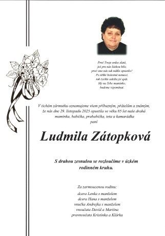 Zátopková Ludmila sken parte