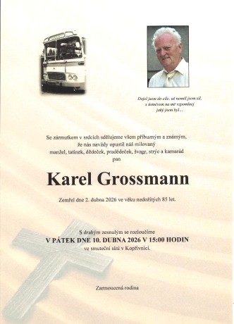 Grossmann Karel sken