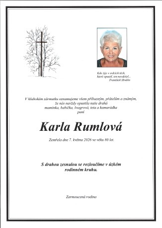 Rumlová Karla sken