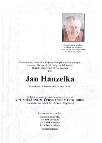Hanzelka Jan sken