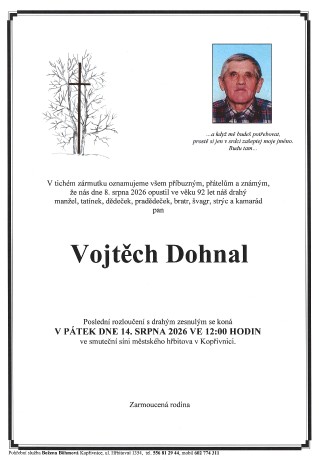 parte Dohnal Vojtěch
