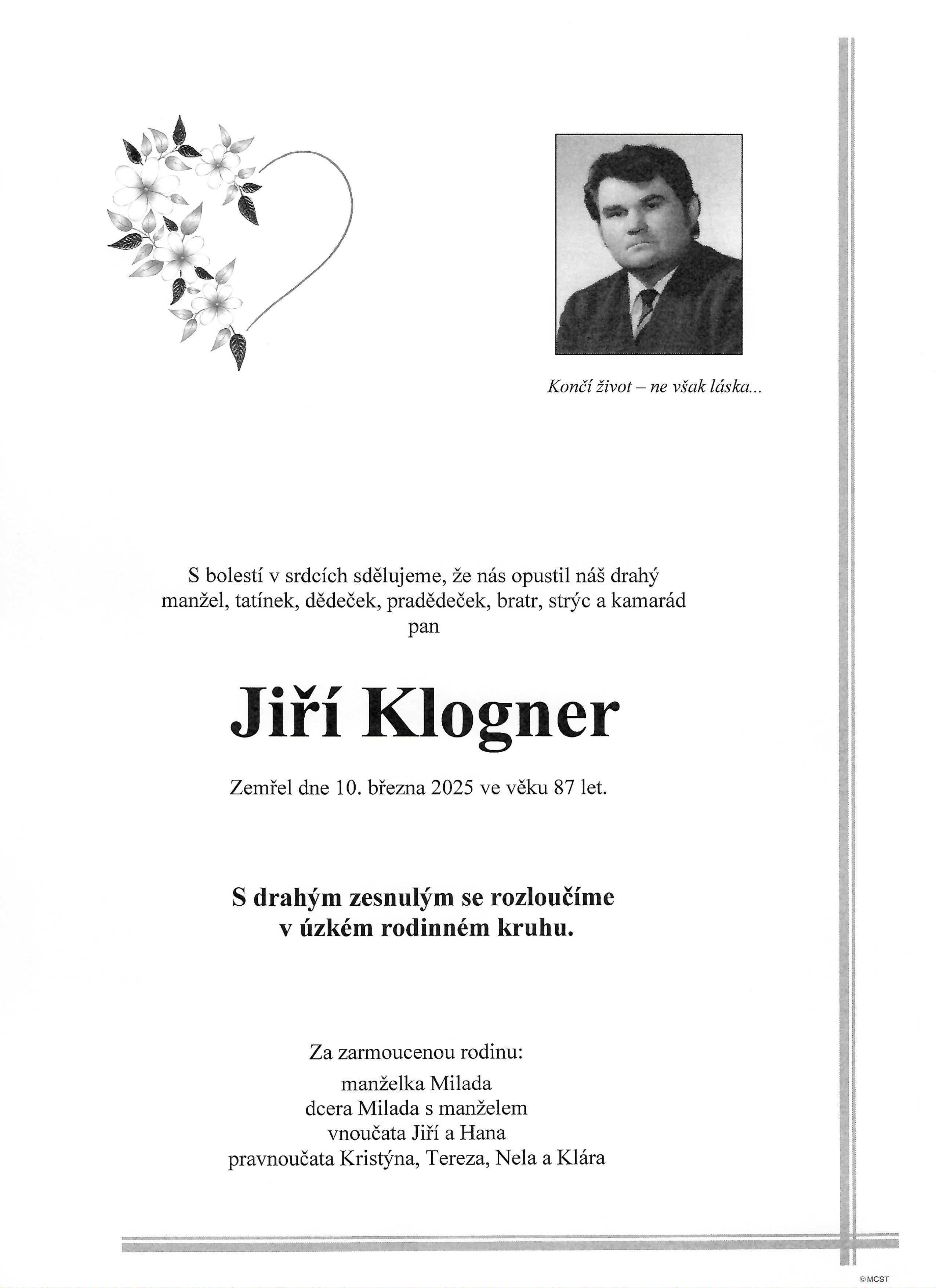 sken Klogner Jiří