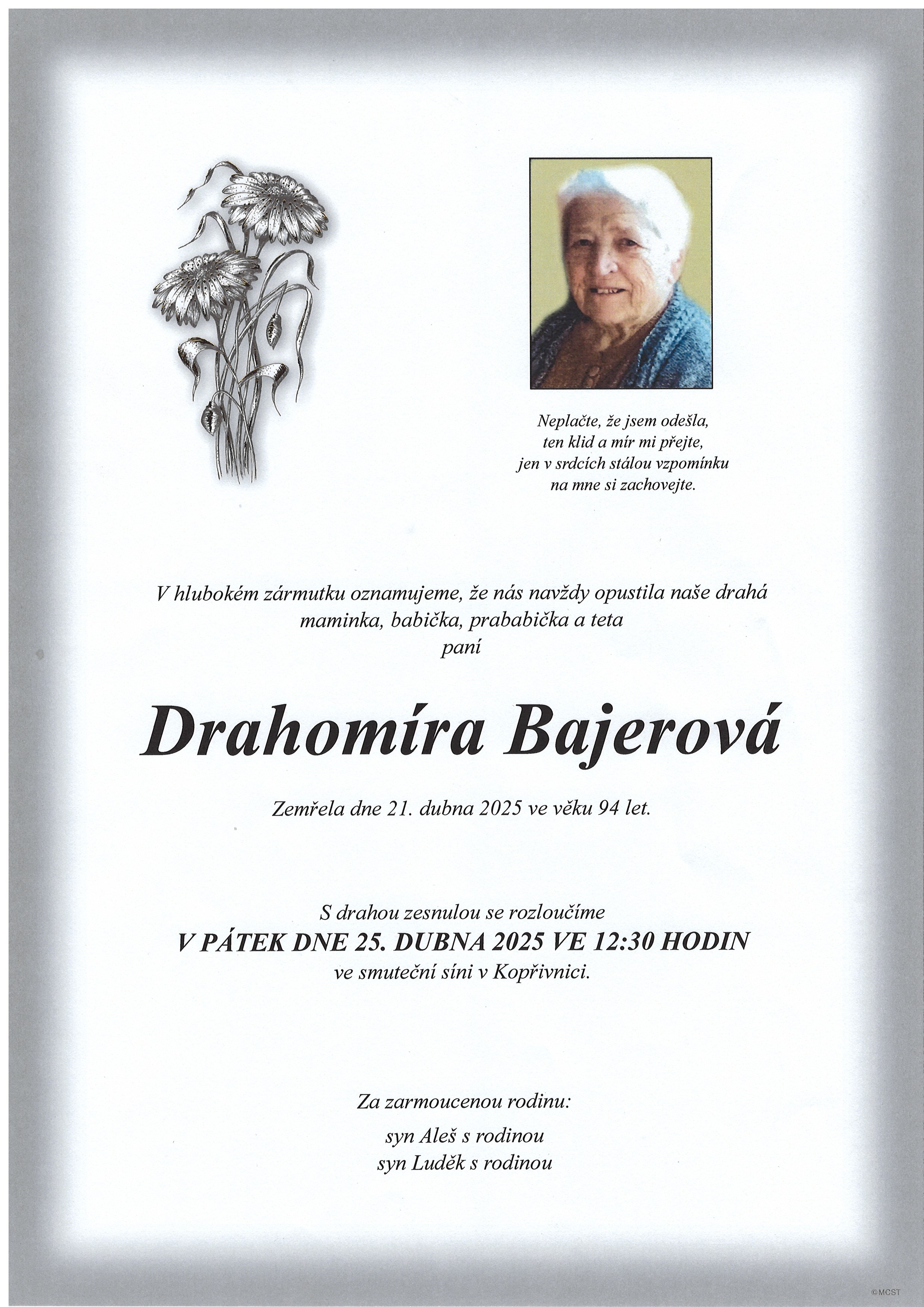 Bajerová Drahomíra sken