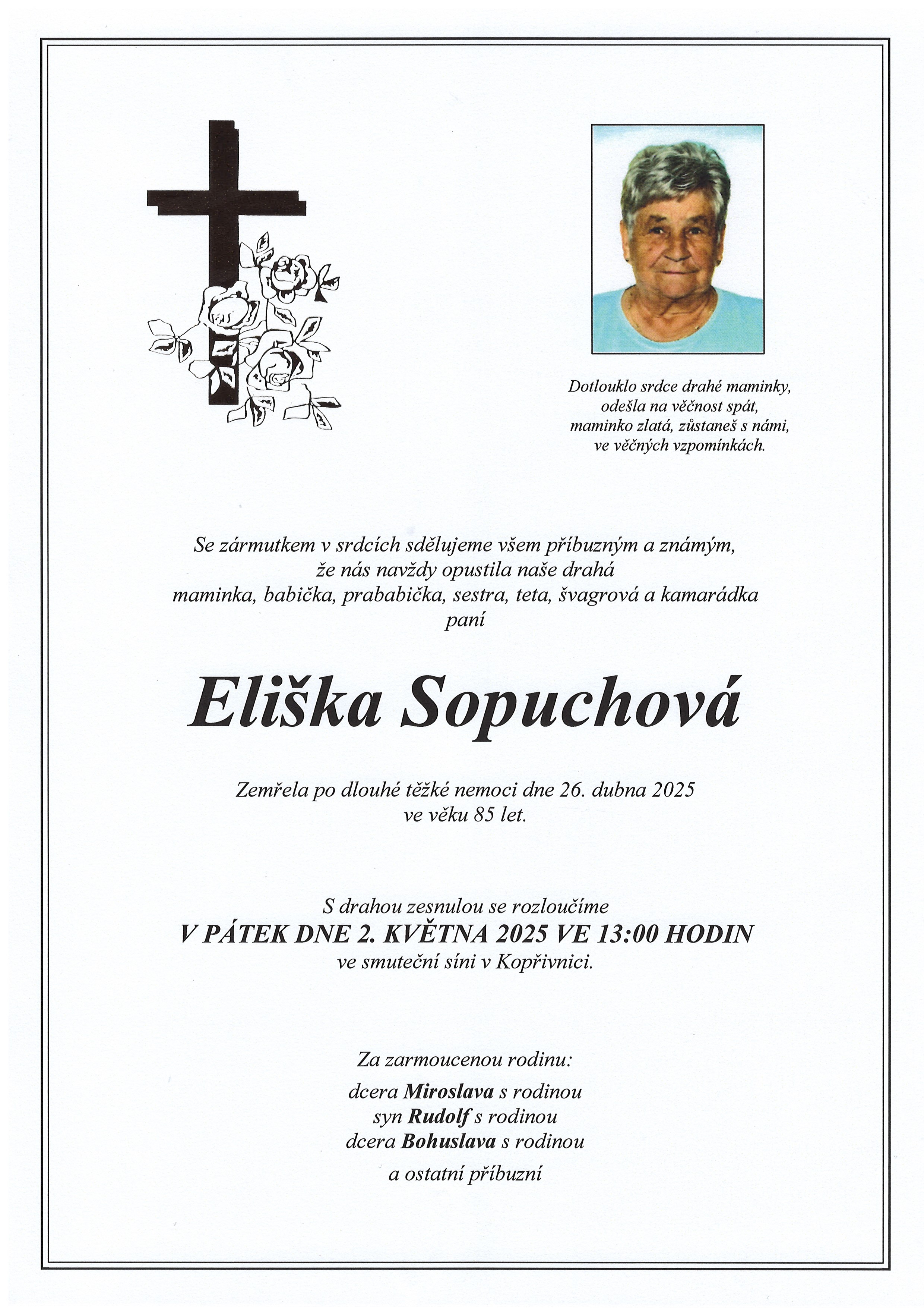 sken Sopuchová Eliška