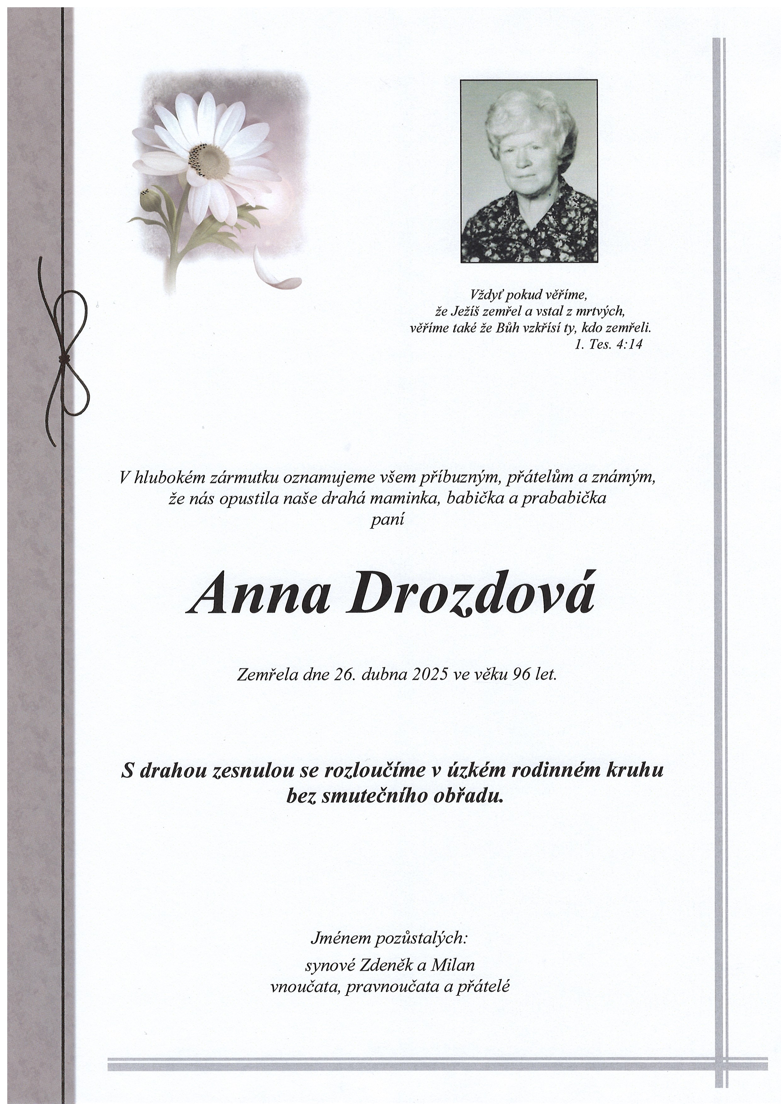 sken Drozdová Anna