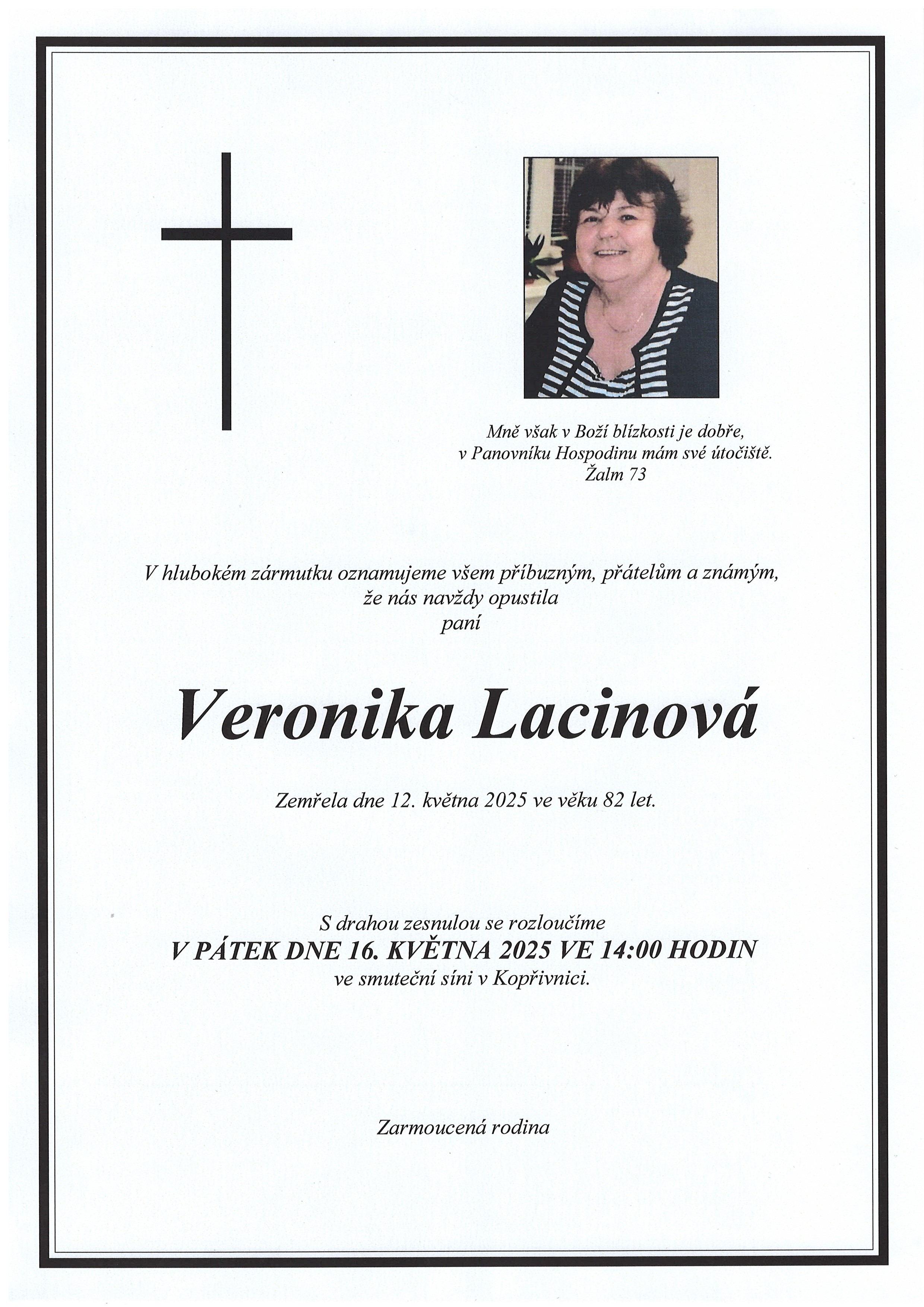Parte Lacinová Veronika