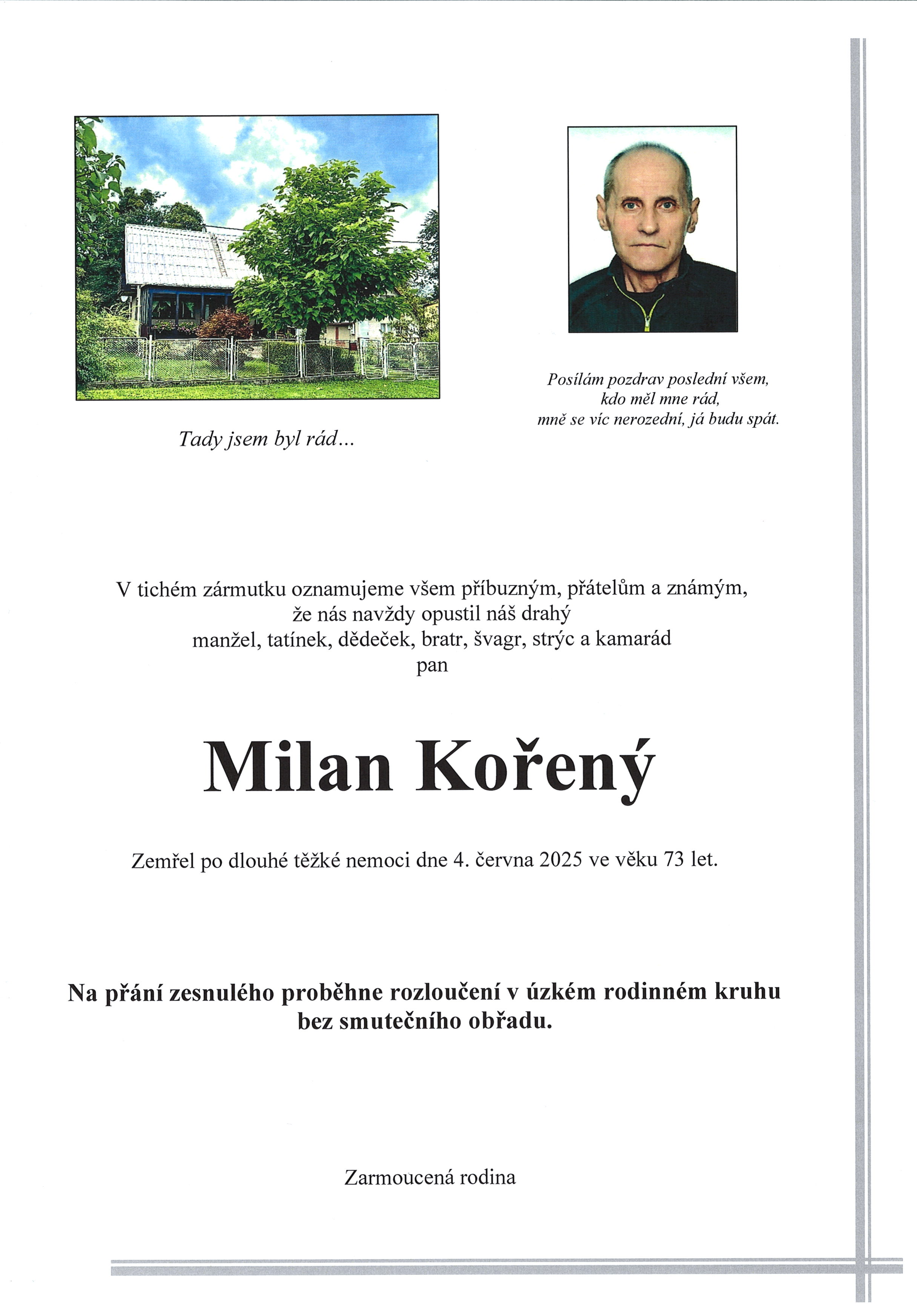Kořený Milan