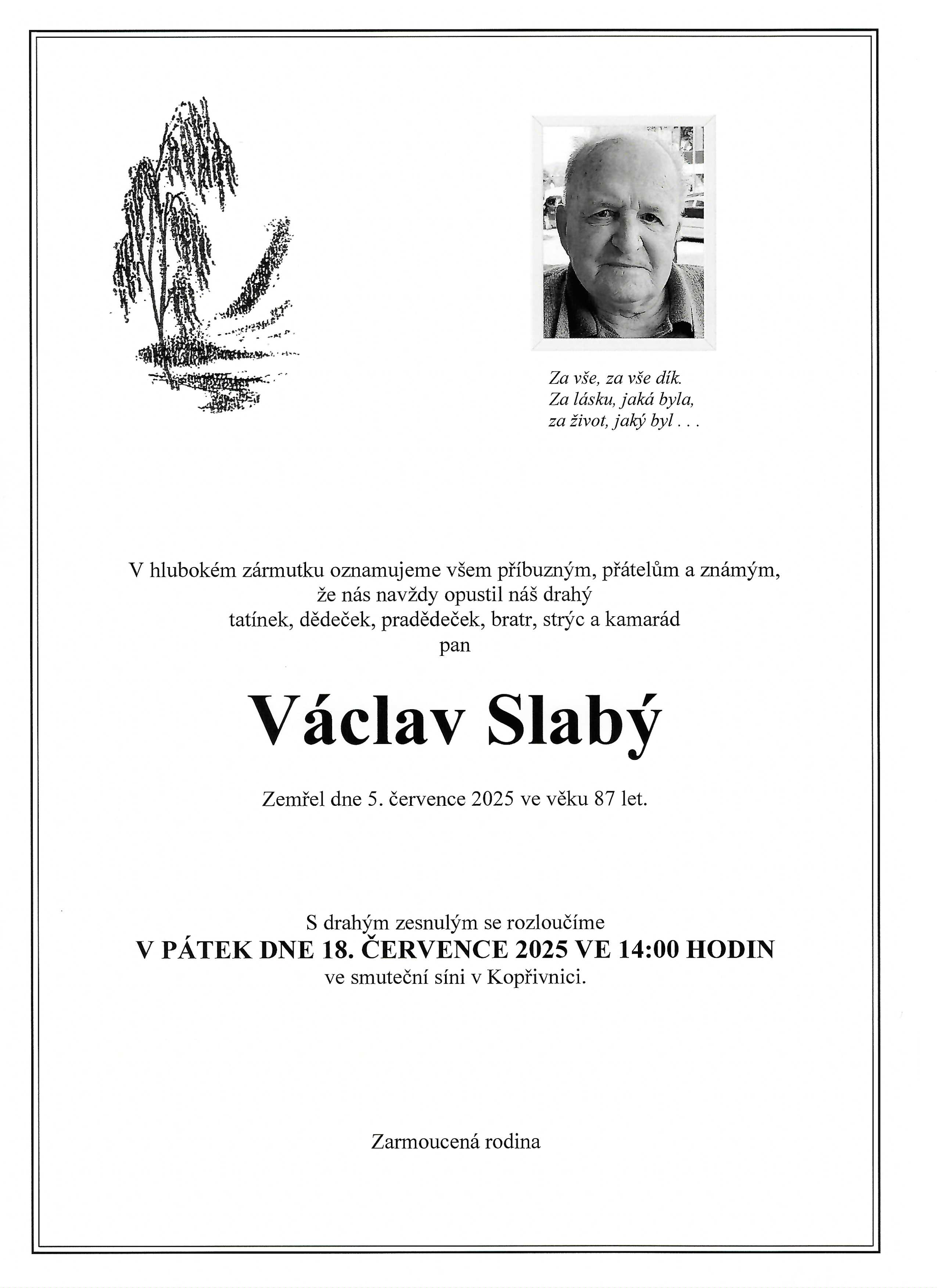 sken Slabý Václav