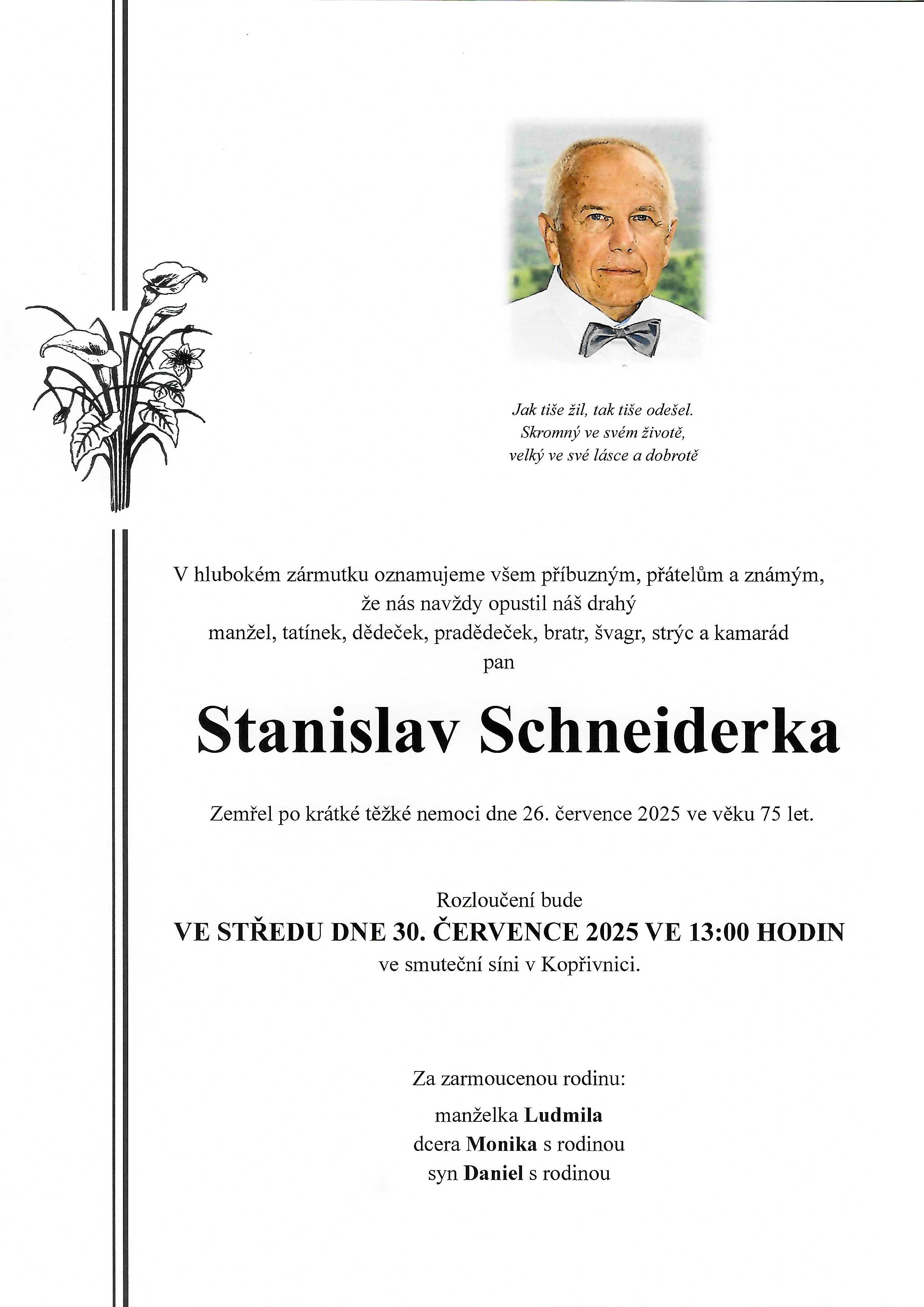 Schneiderka Stanislav sken