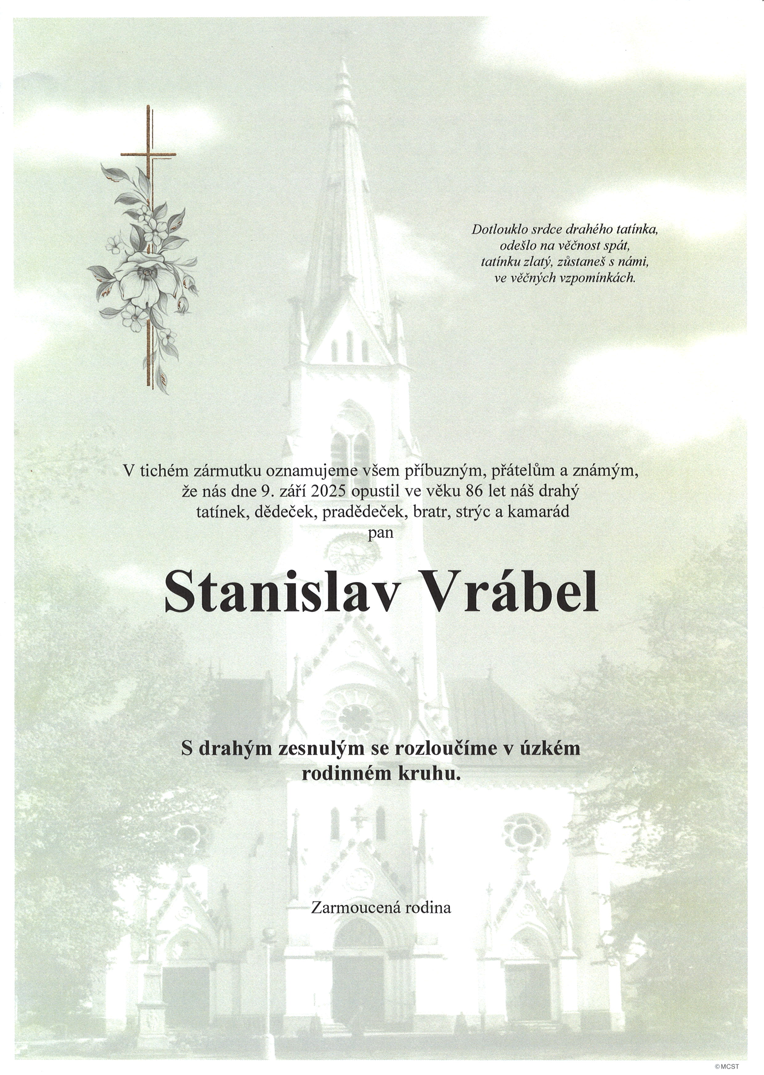 Vrábel Stanislav sken