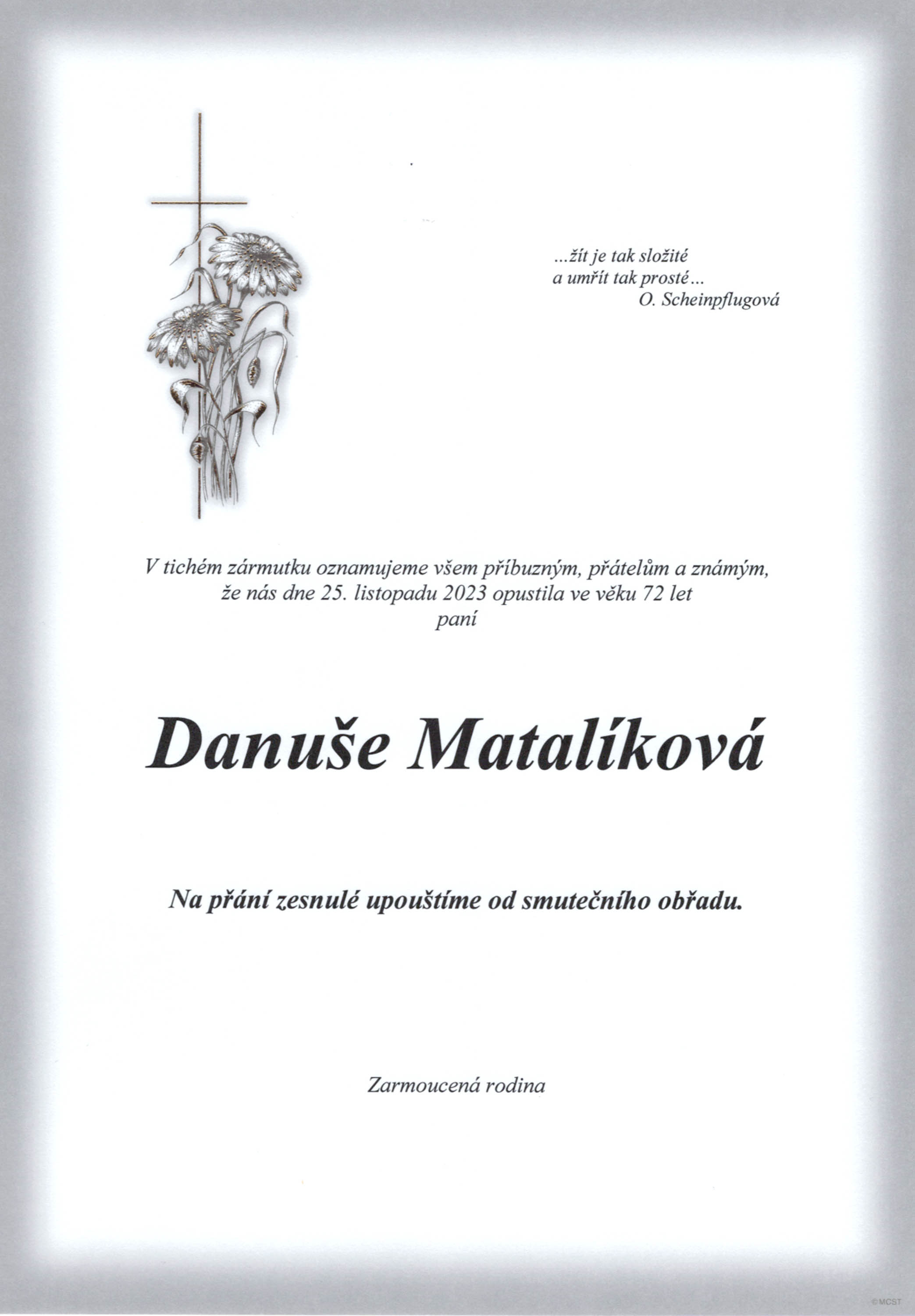 Matalíková Danuše