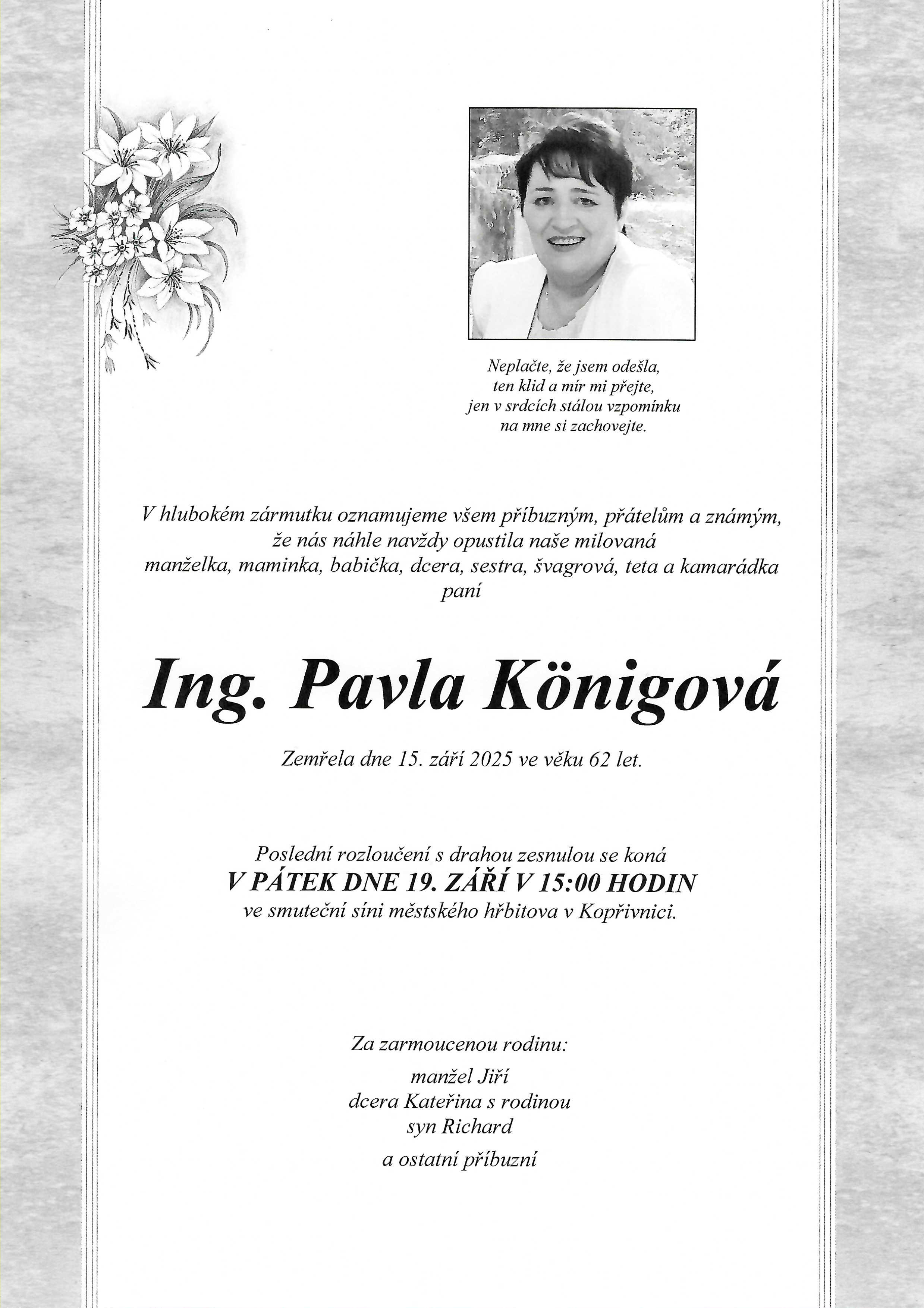 Parte Ing Pavla Königová