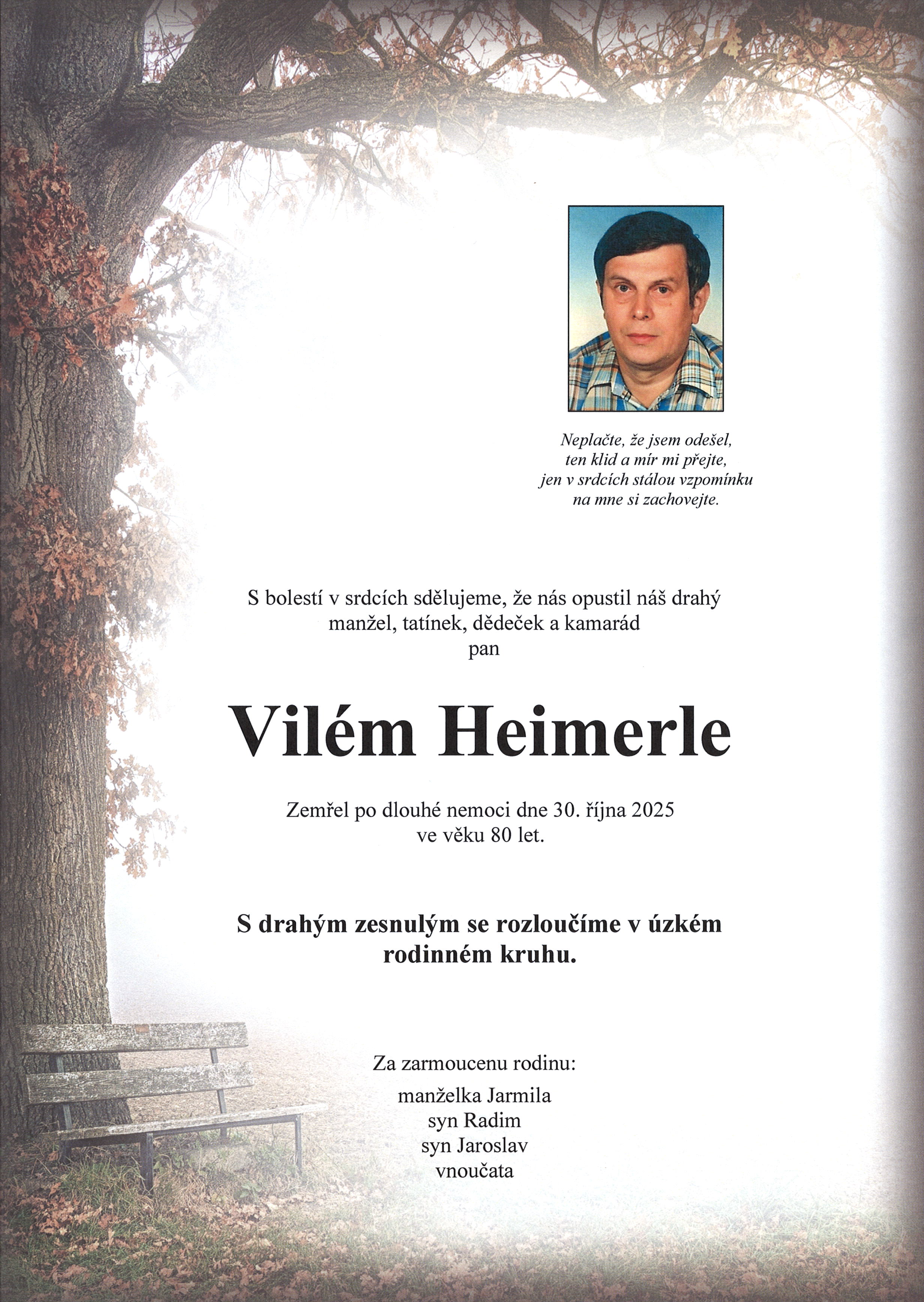 Heimerle Vilém sken