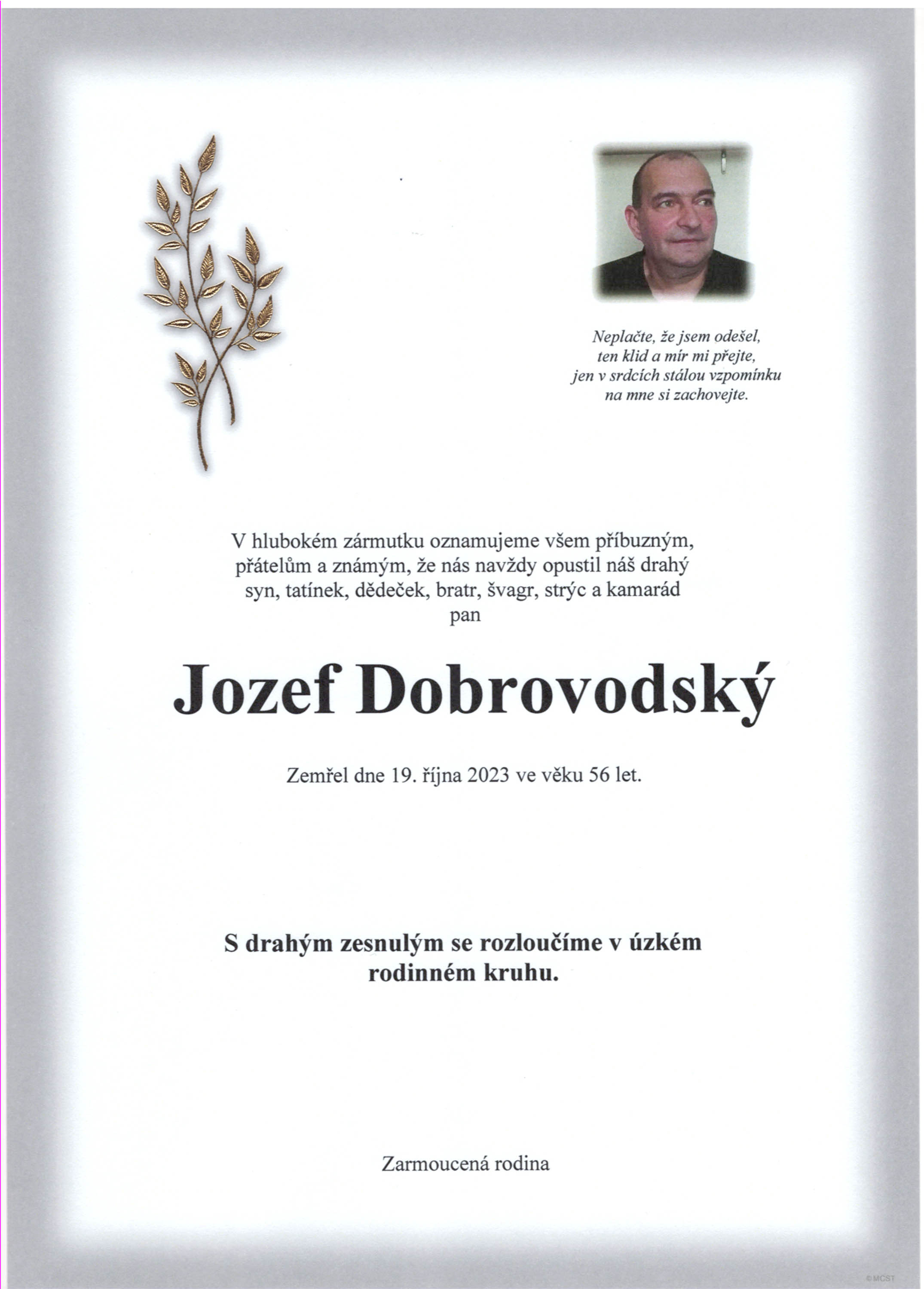 Parte Dobrovodský Jozef