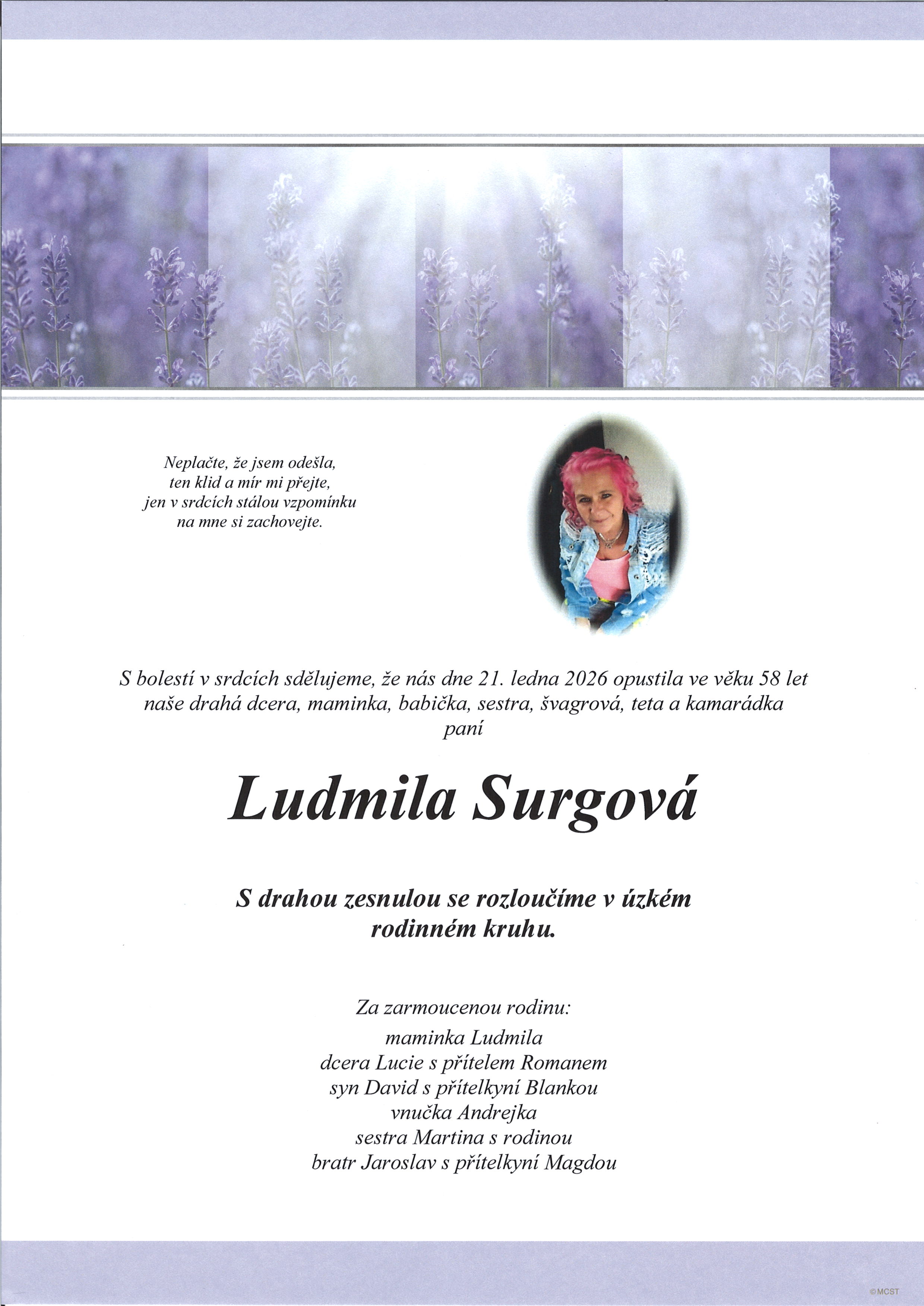 Surgová Ludmila sken