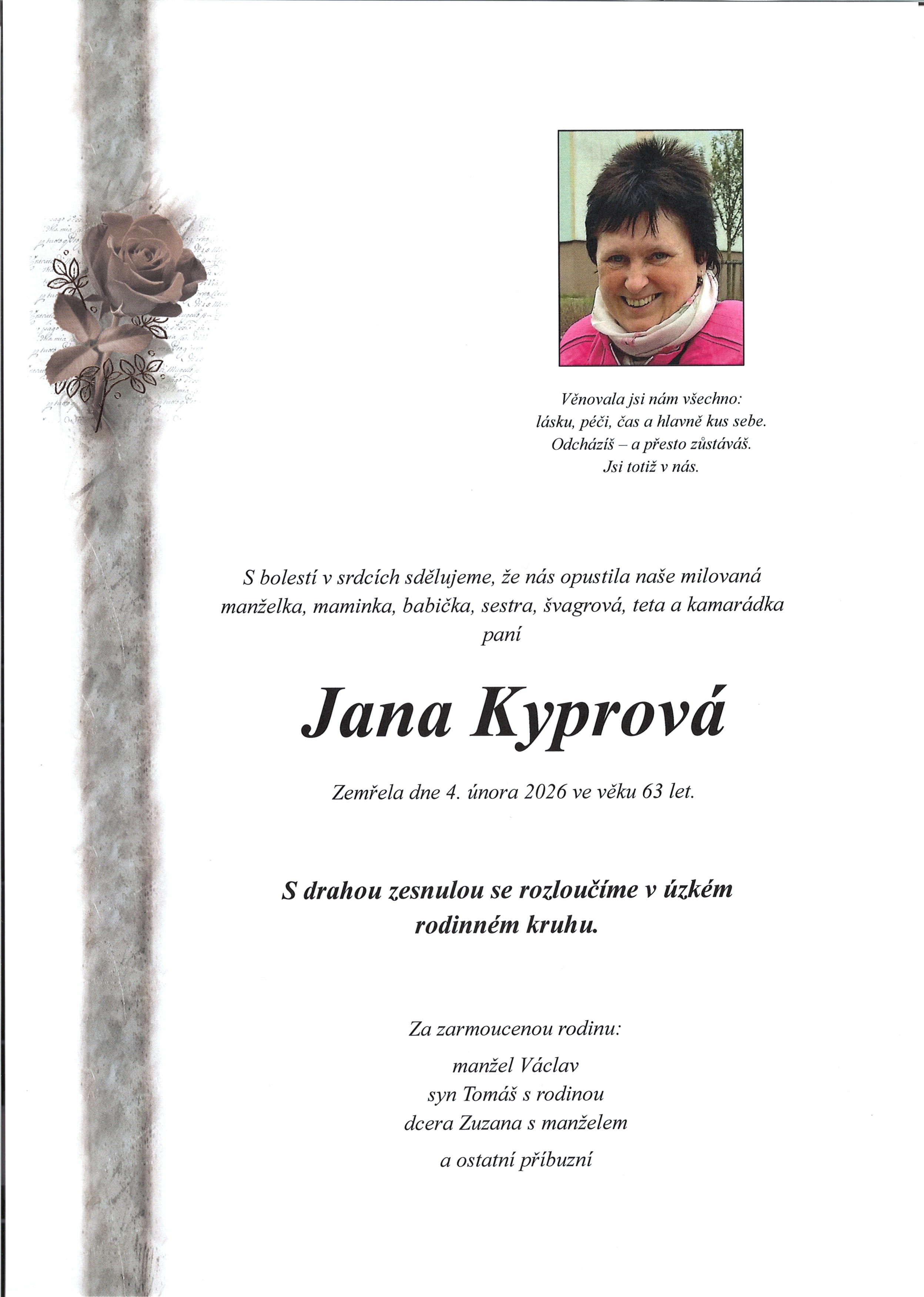 Kyprová Jana parte sken