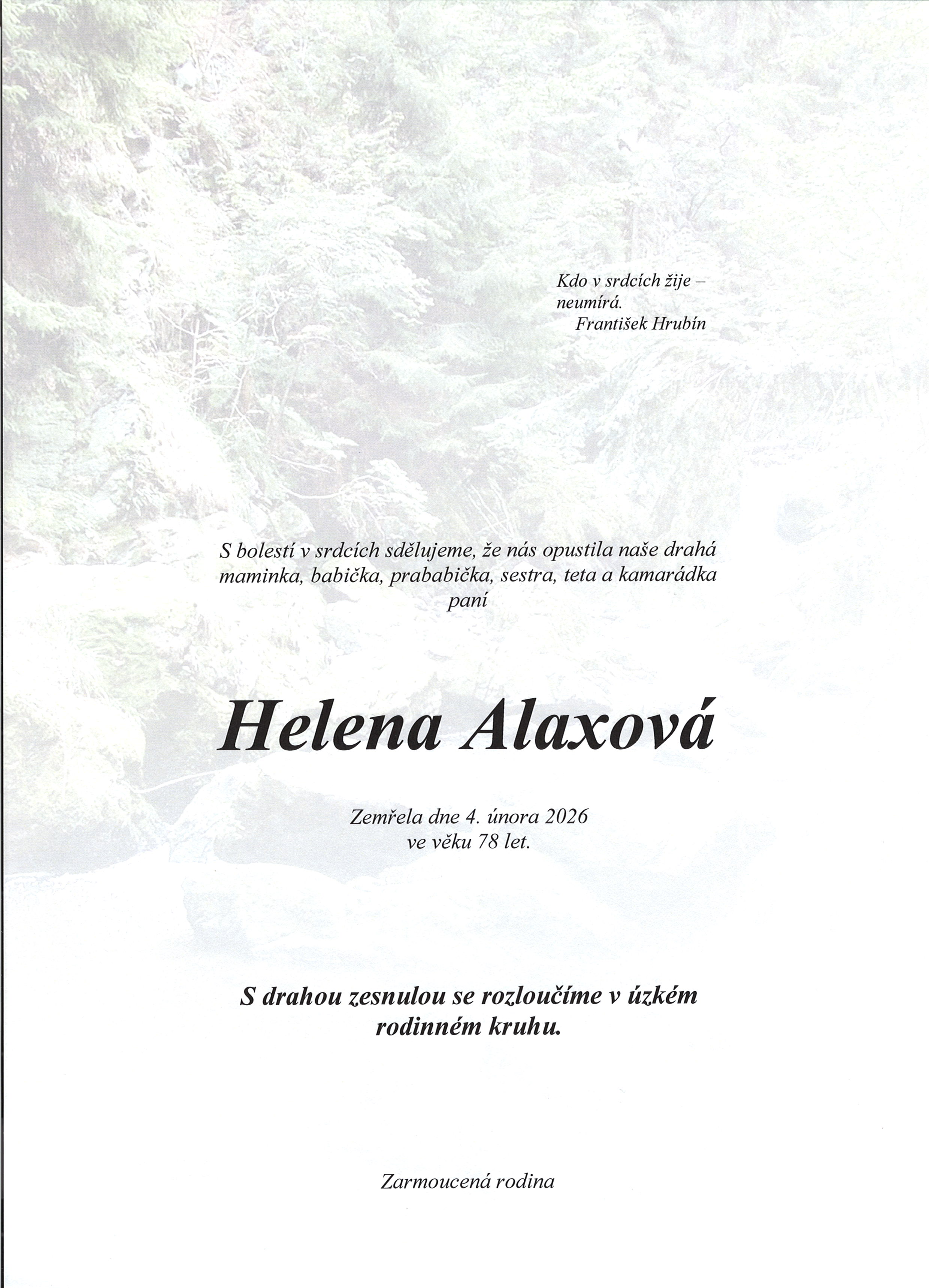 Alaxová Helena sken