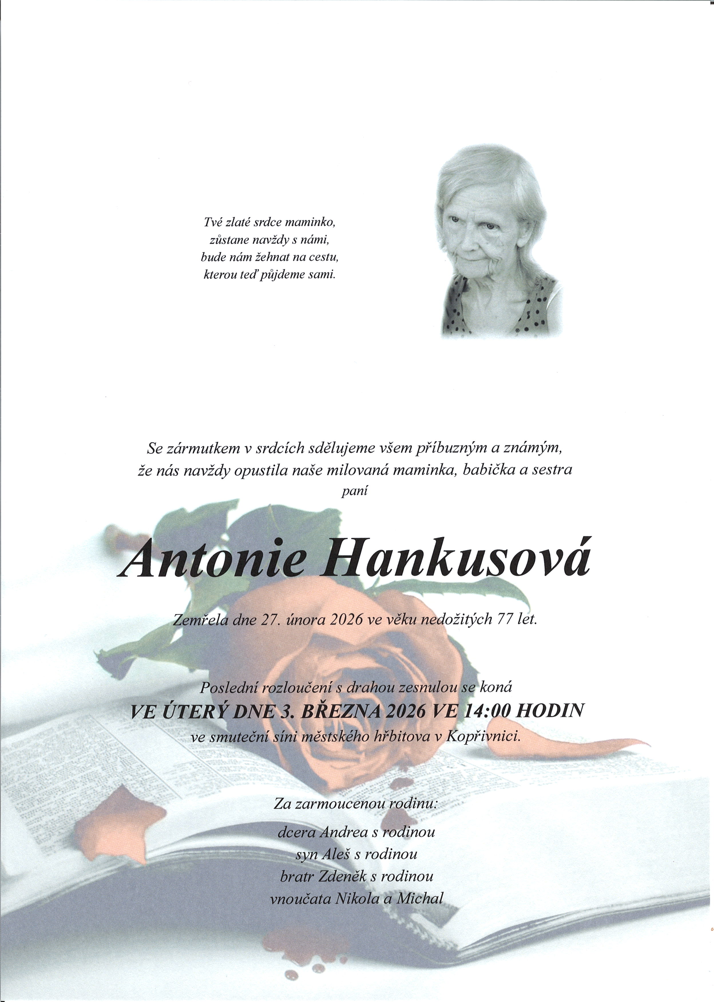 sken Hankusová Antonie