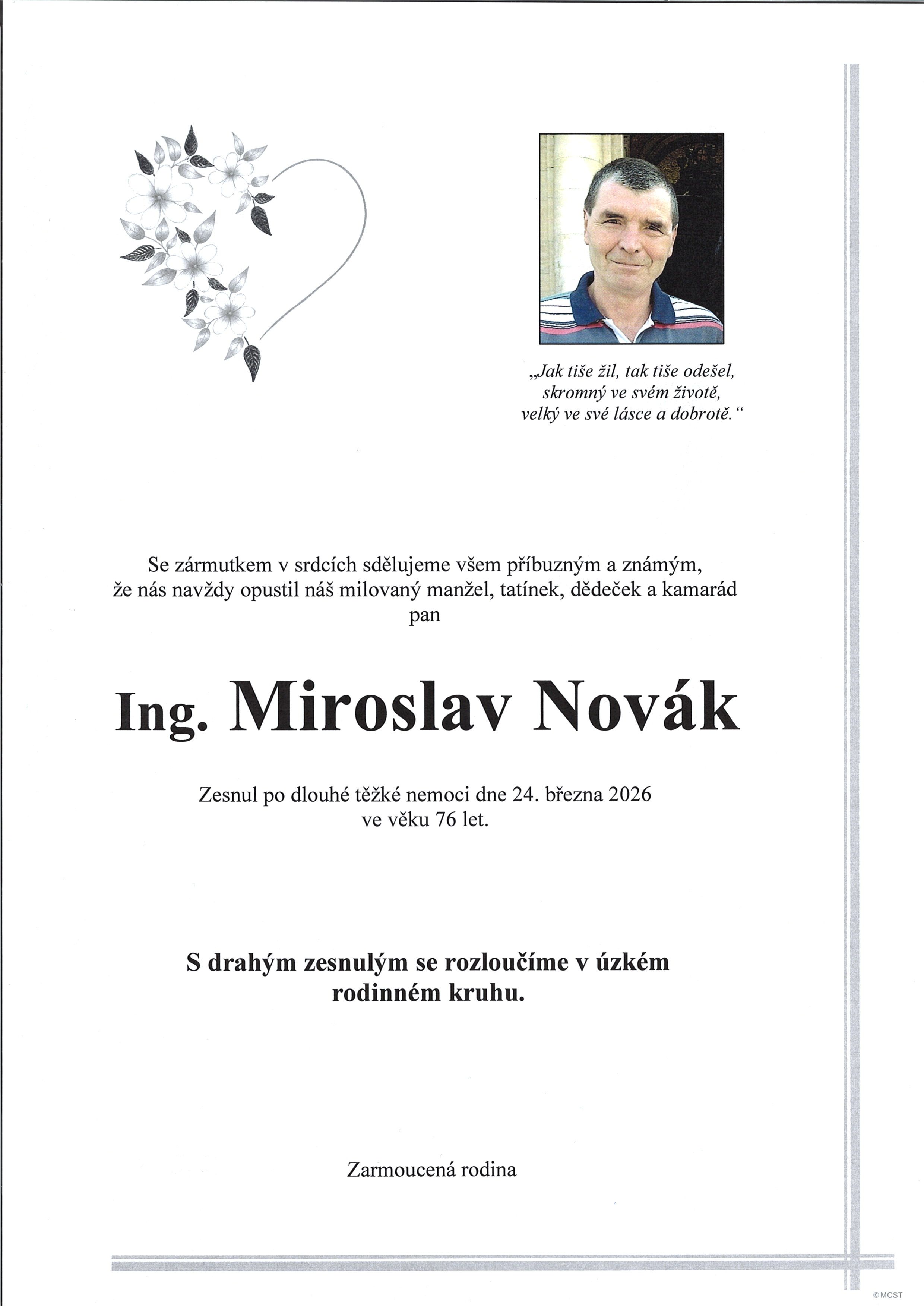 Novák Miroslav sken
