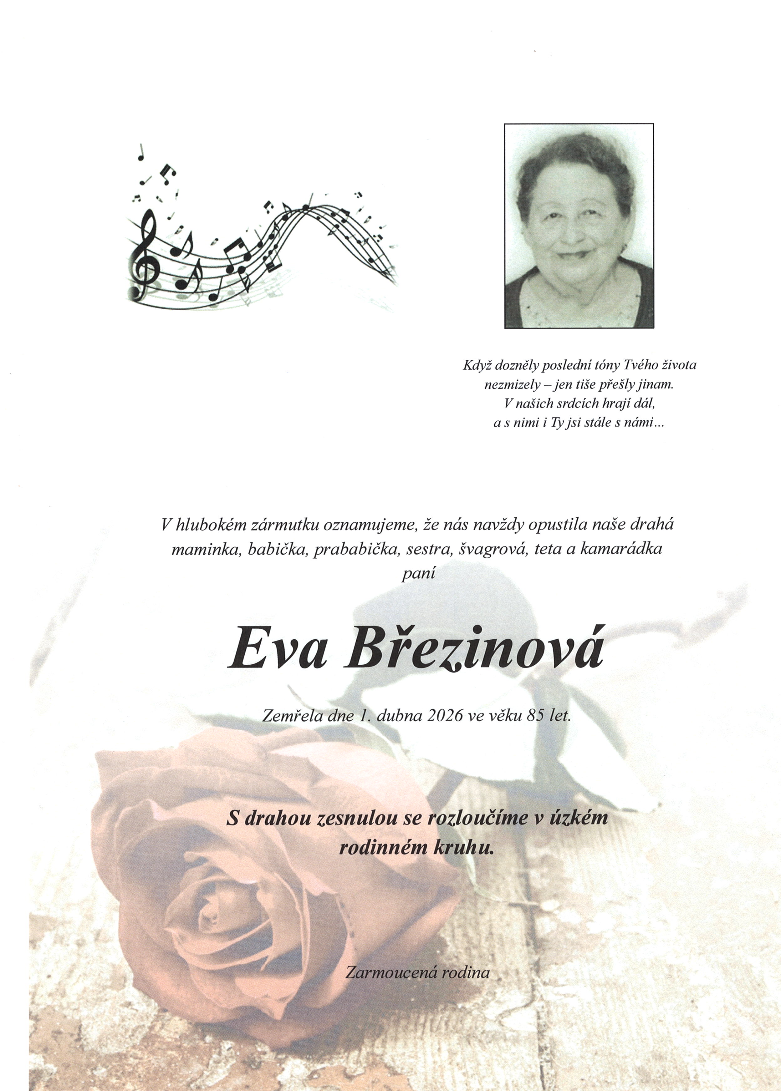 Parte Březinová Eva