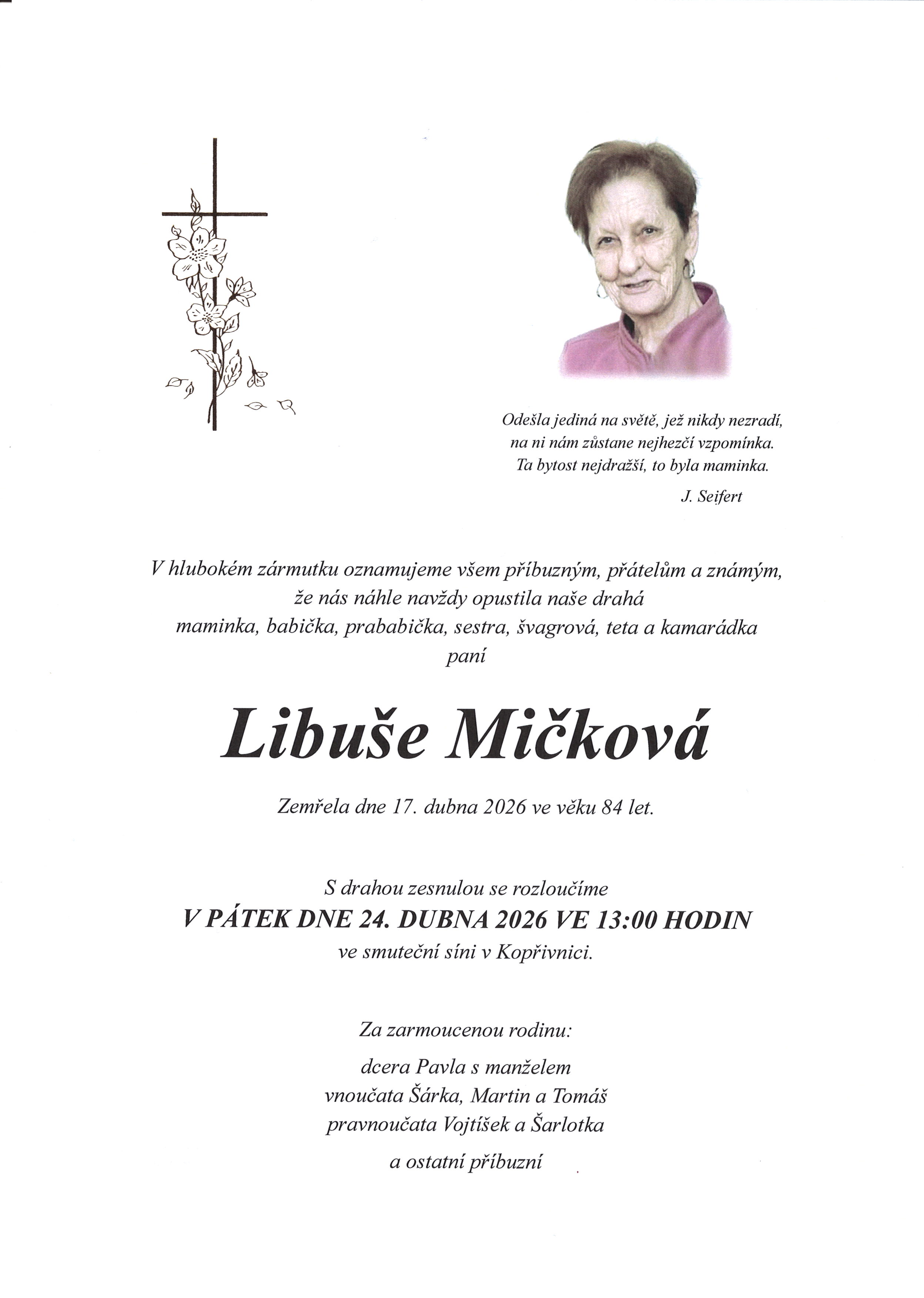 Parte Mičková Libuše