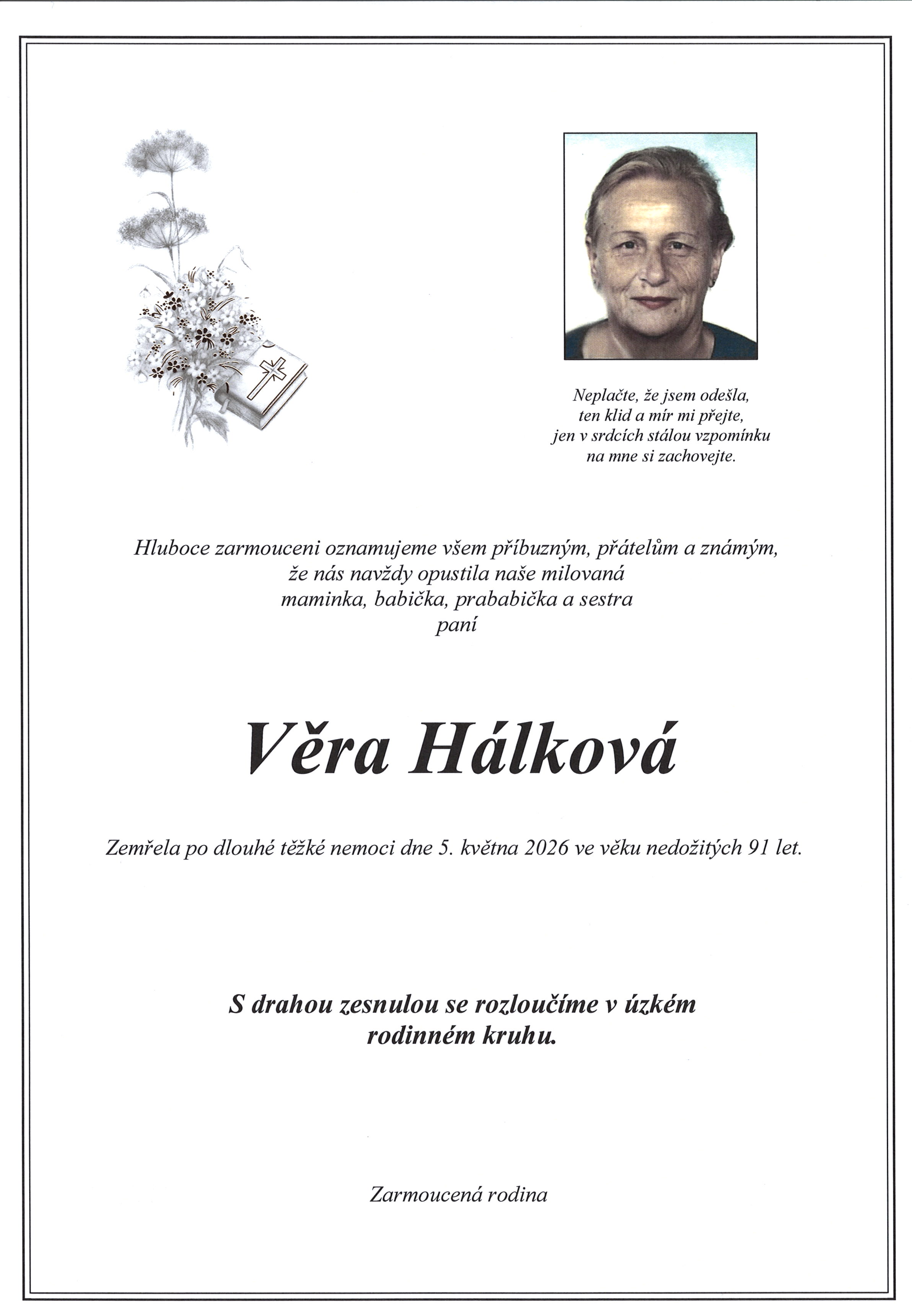 Parte Hálková Věra