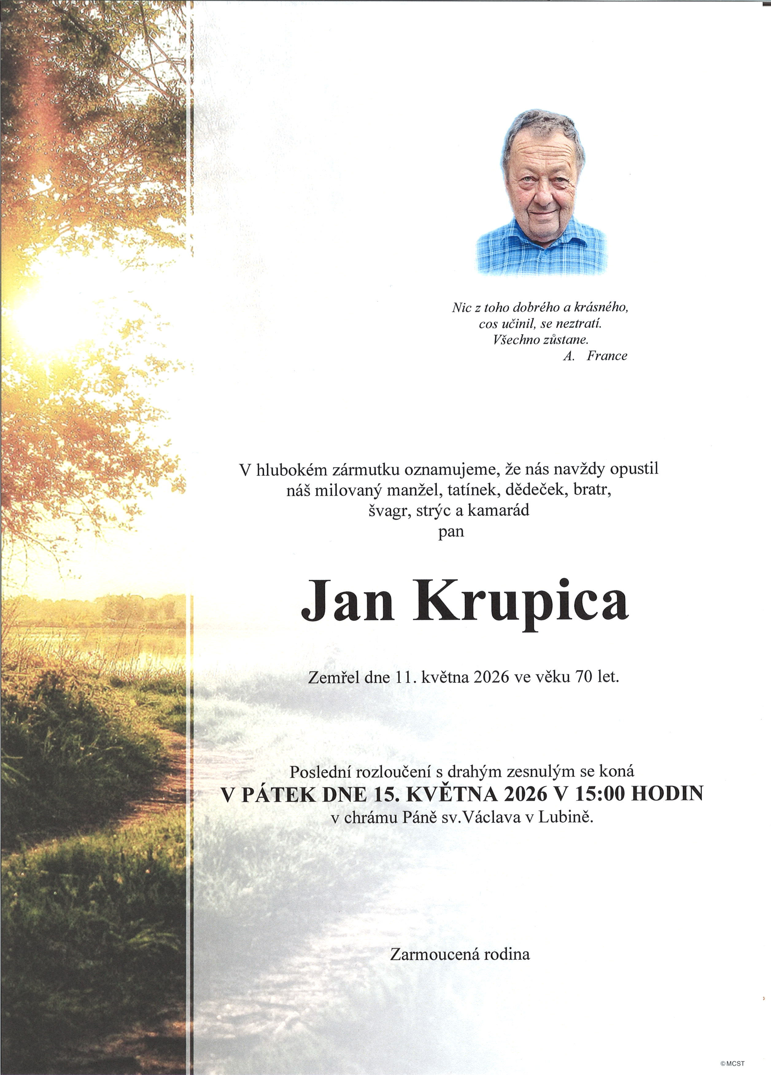 Krupica Jan sken