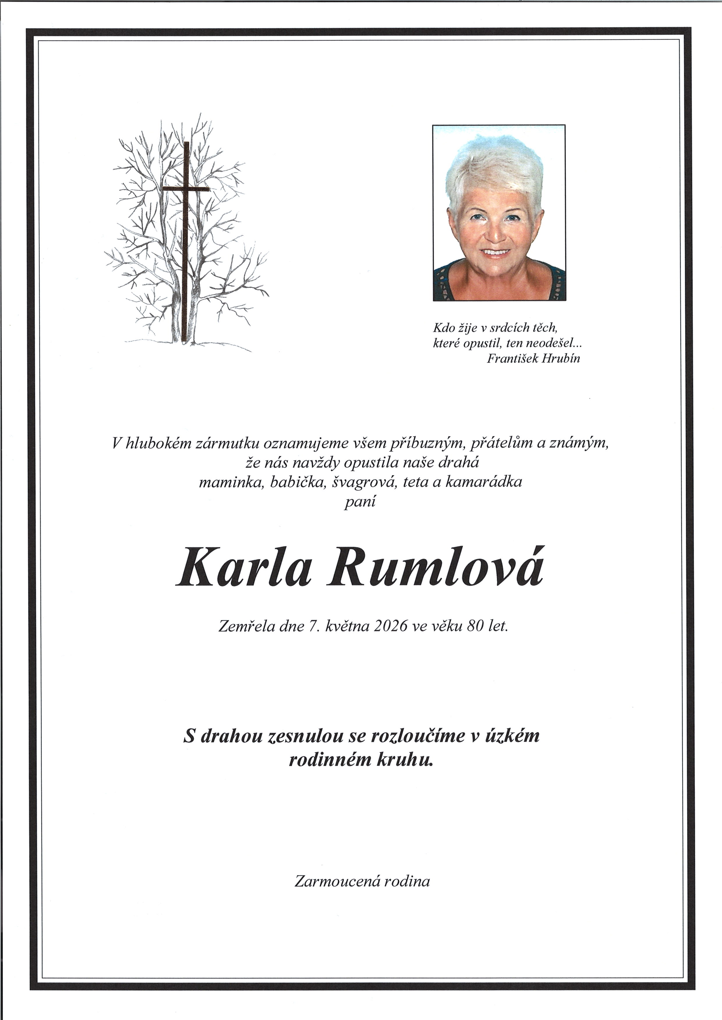Rumlová Karla sken