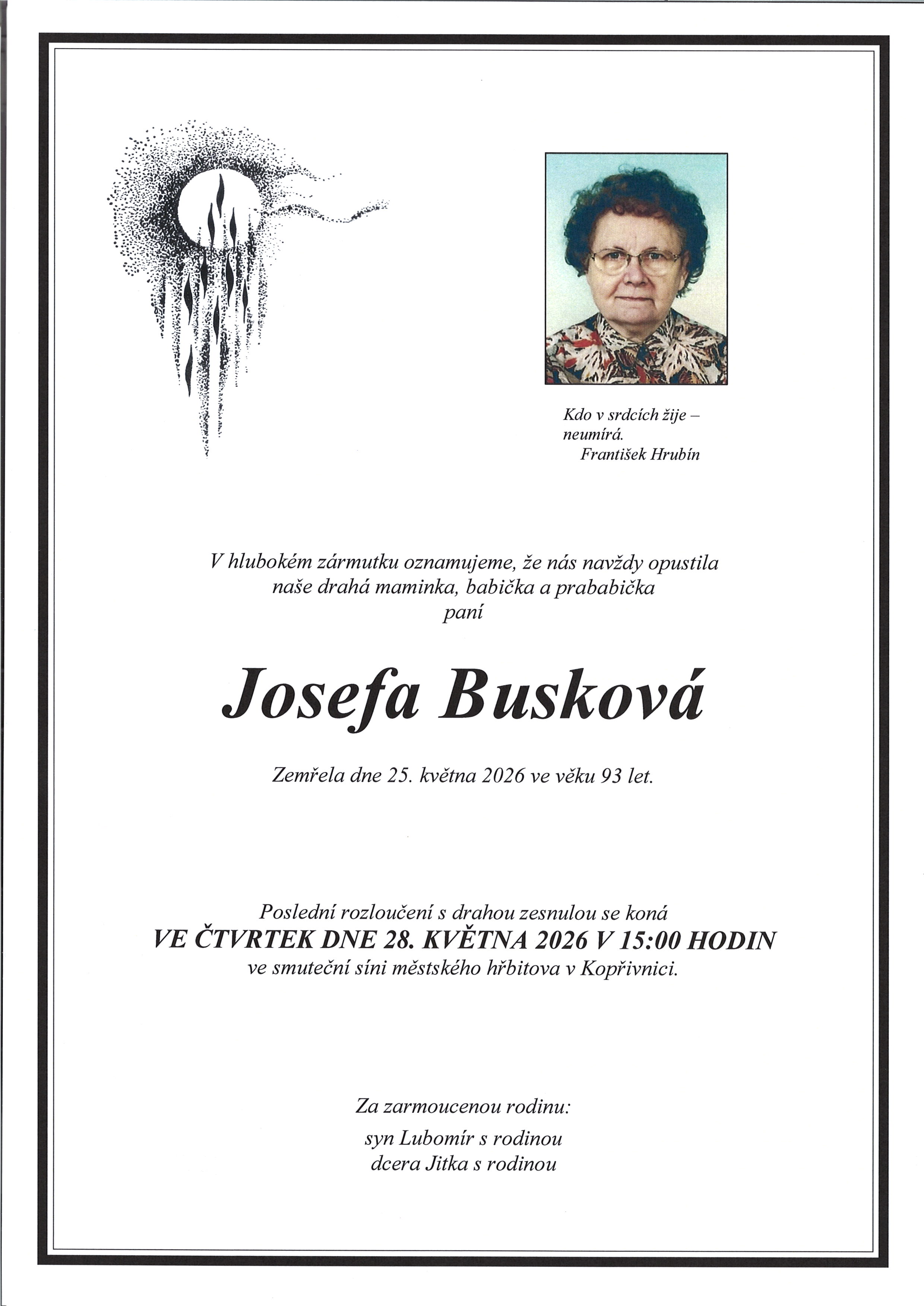 Busková Josefa sken