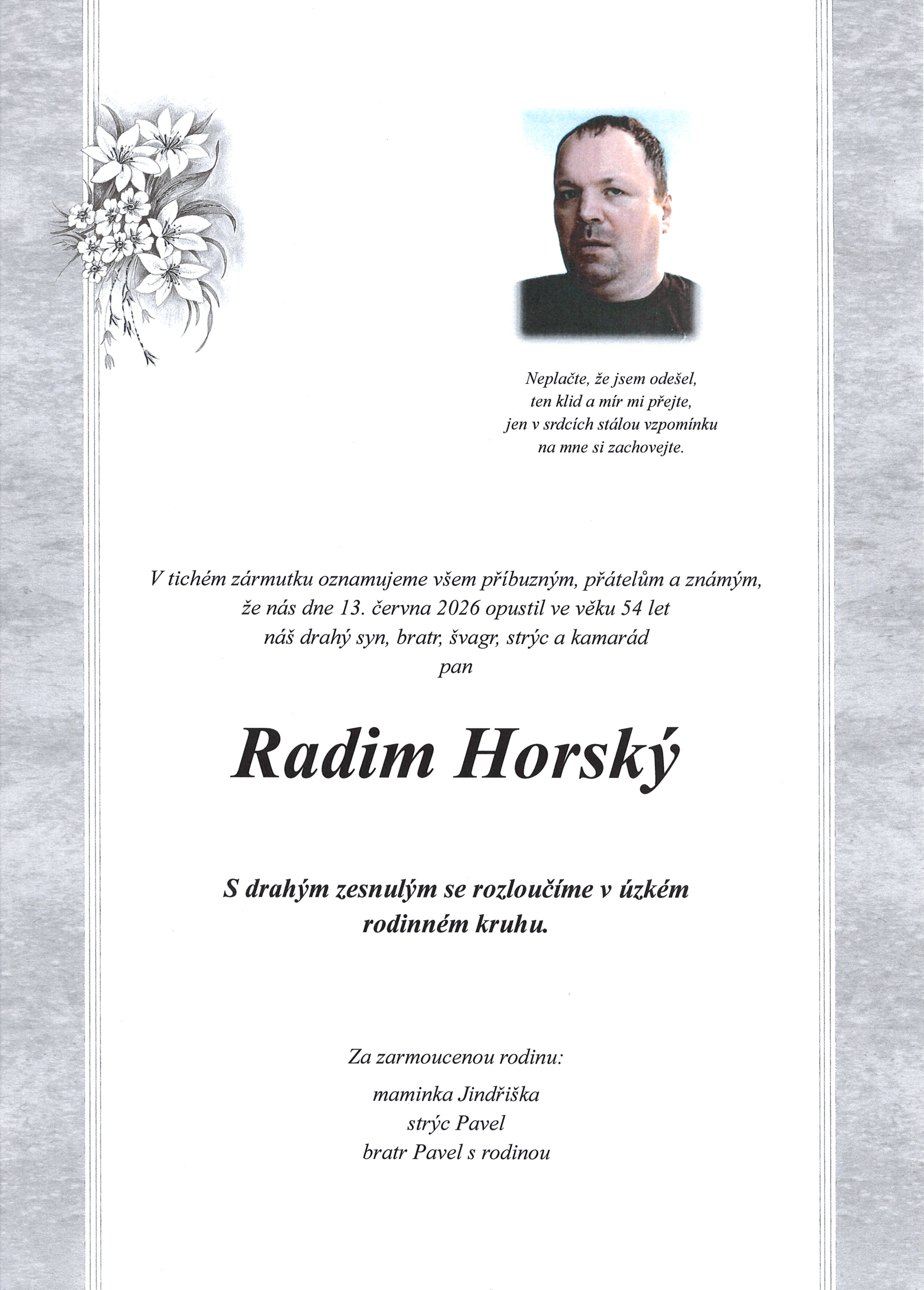 Parte Horský Radim