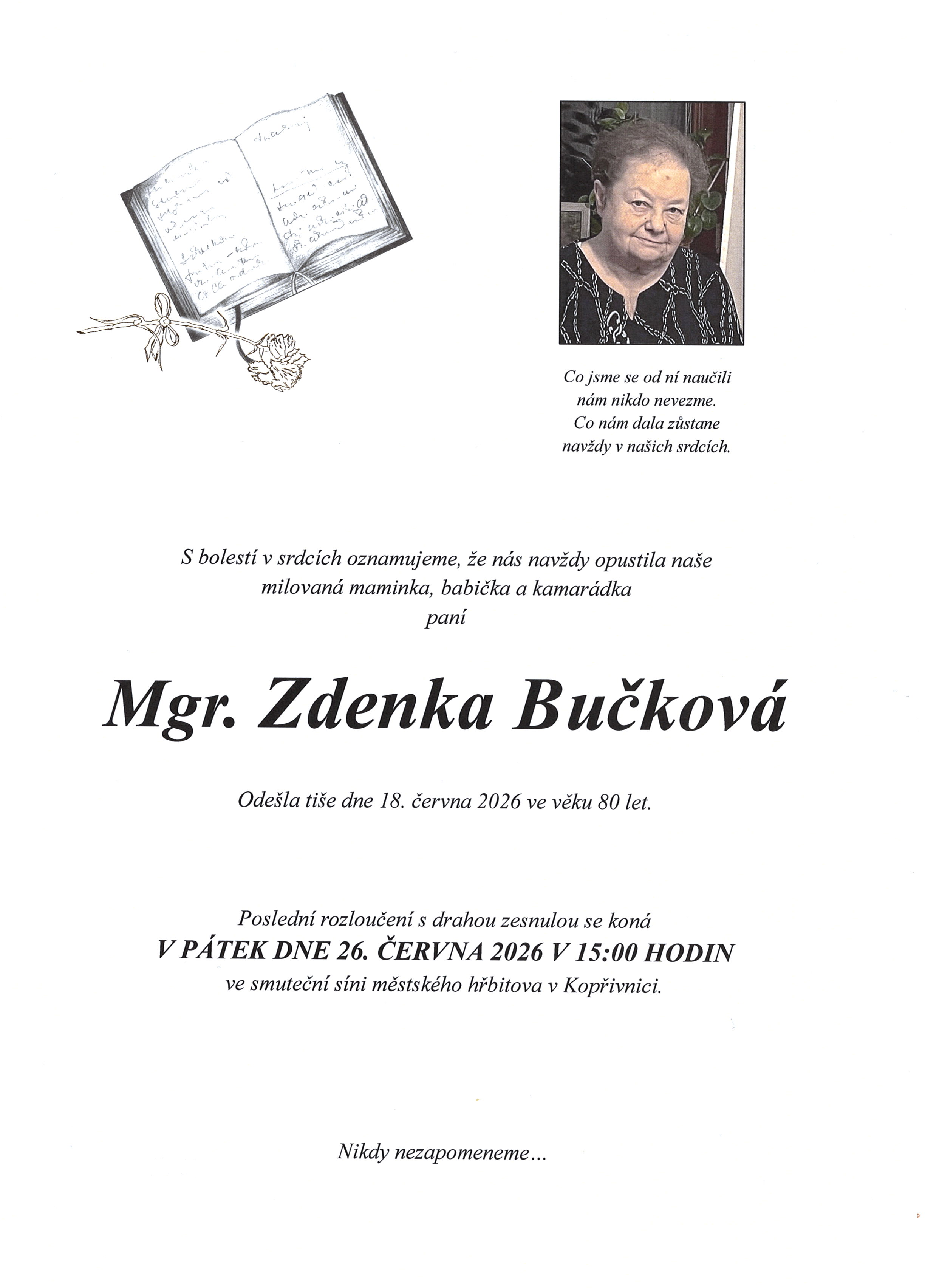Bučková Zdenka TV