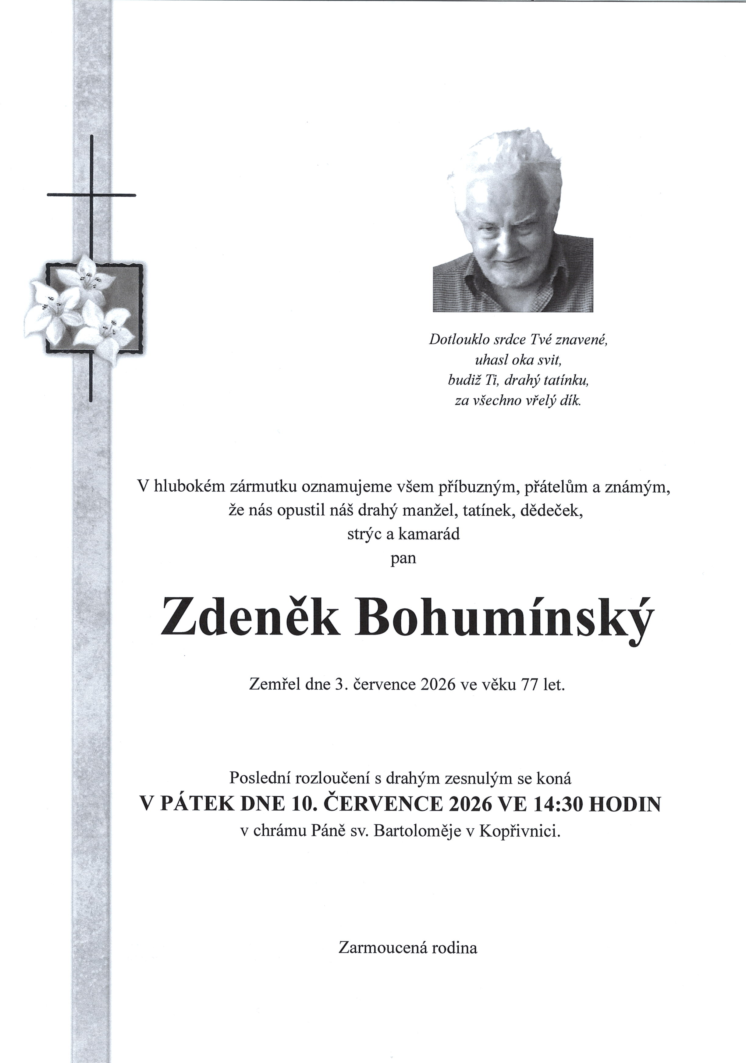 Bohumínský Zdenek sken