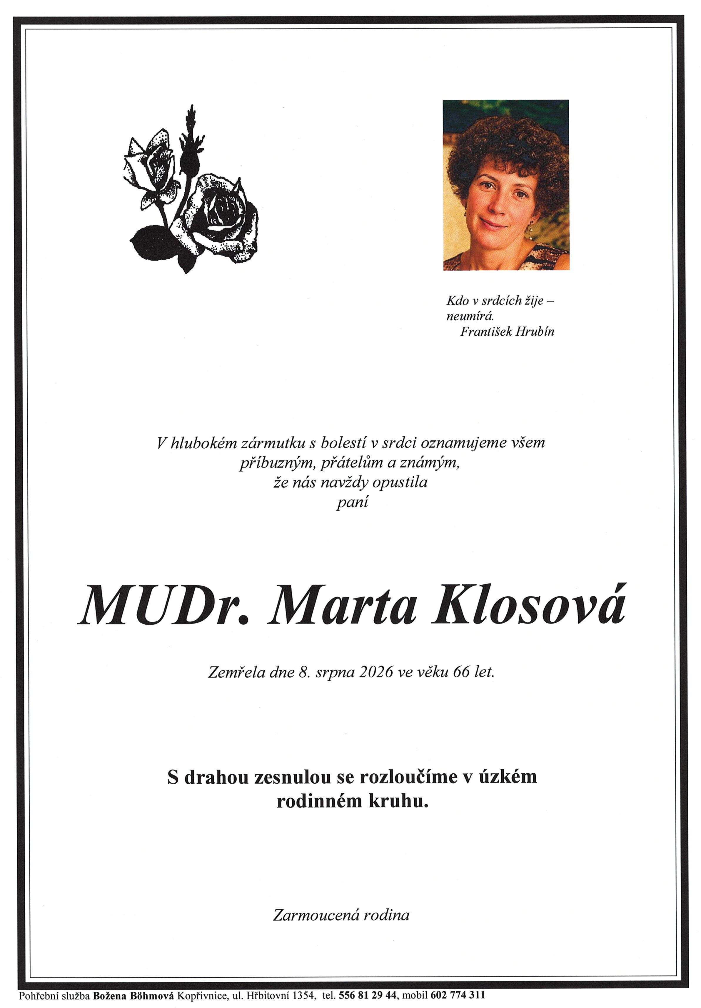 parte Klosová Marta