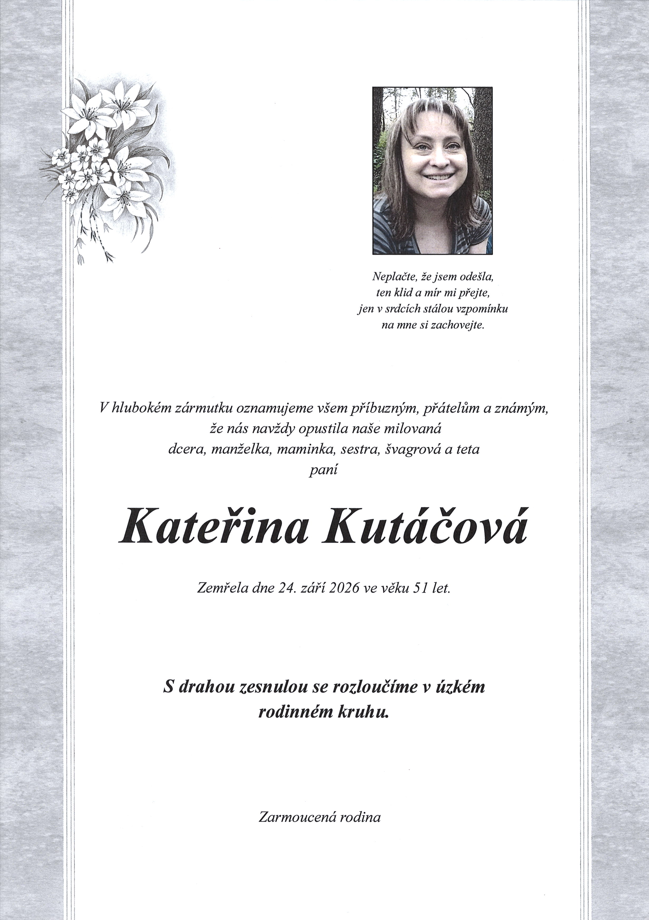 Kutáčová Kateřina