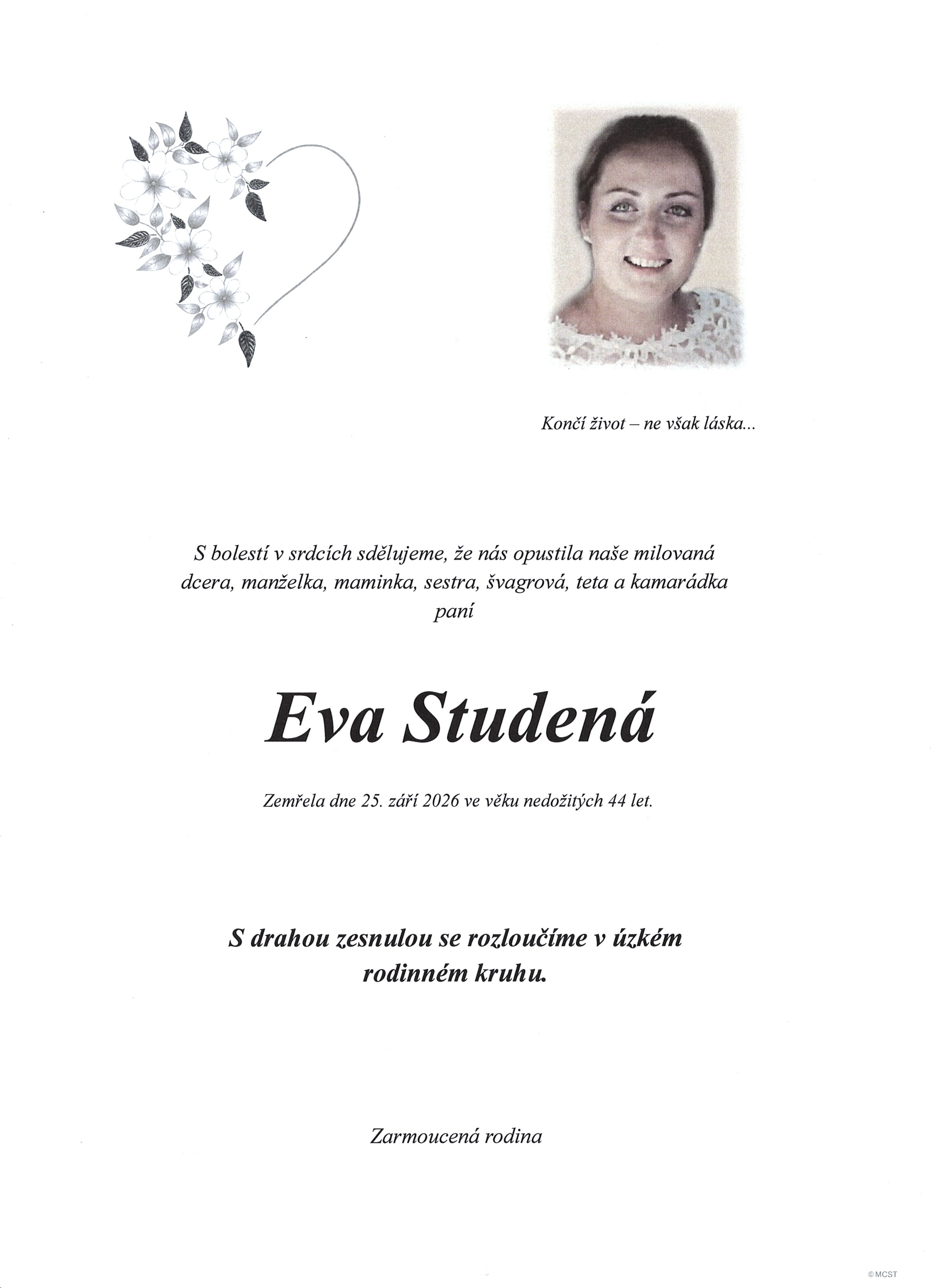 Studená Eva sken