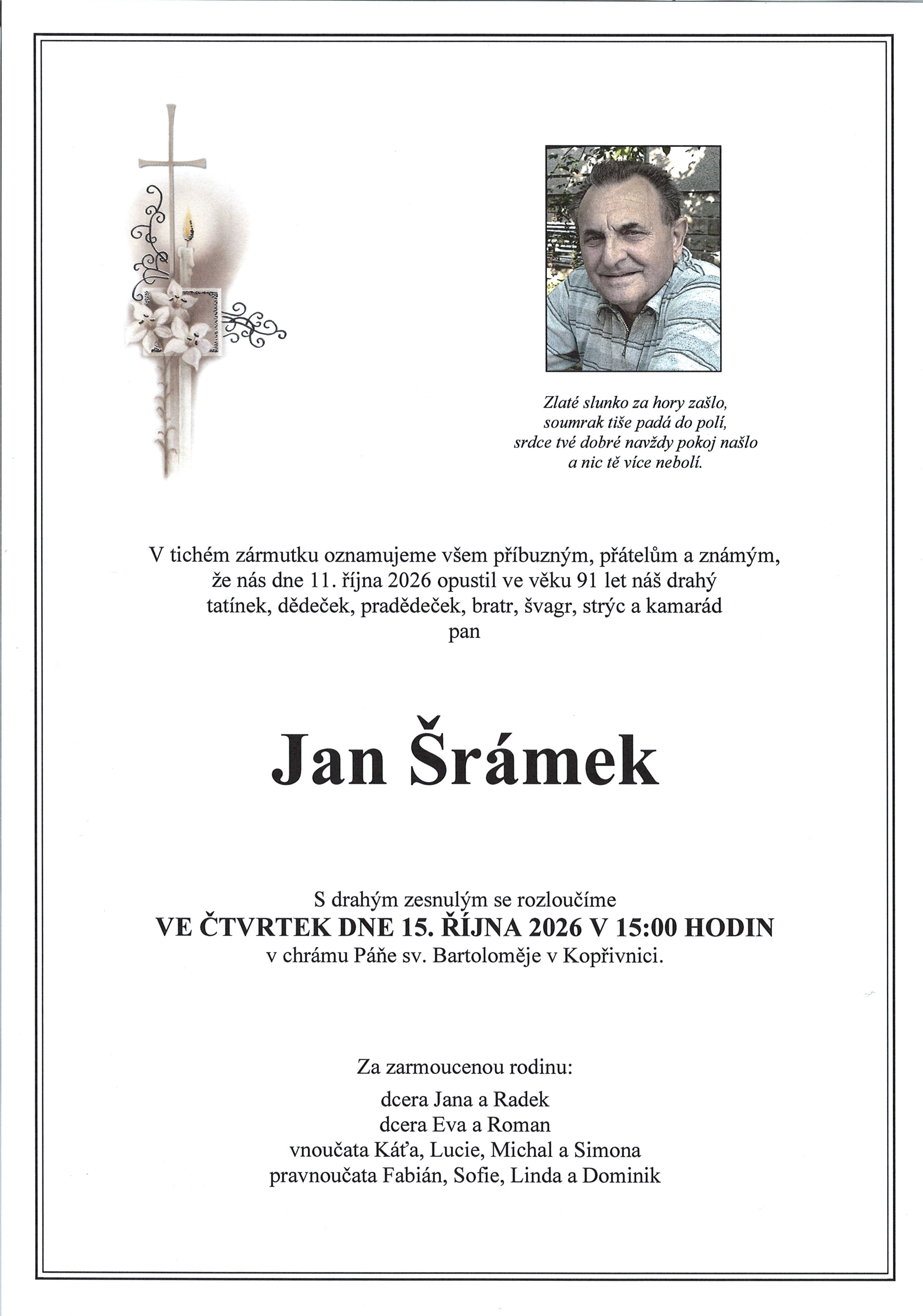 Šrámek Jan sken