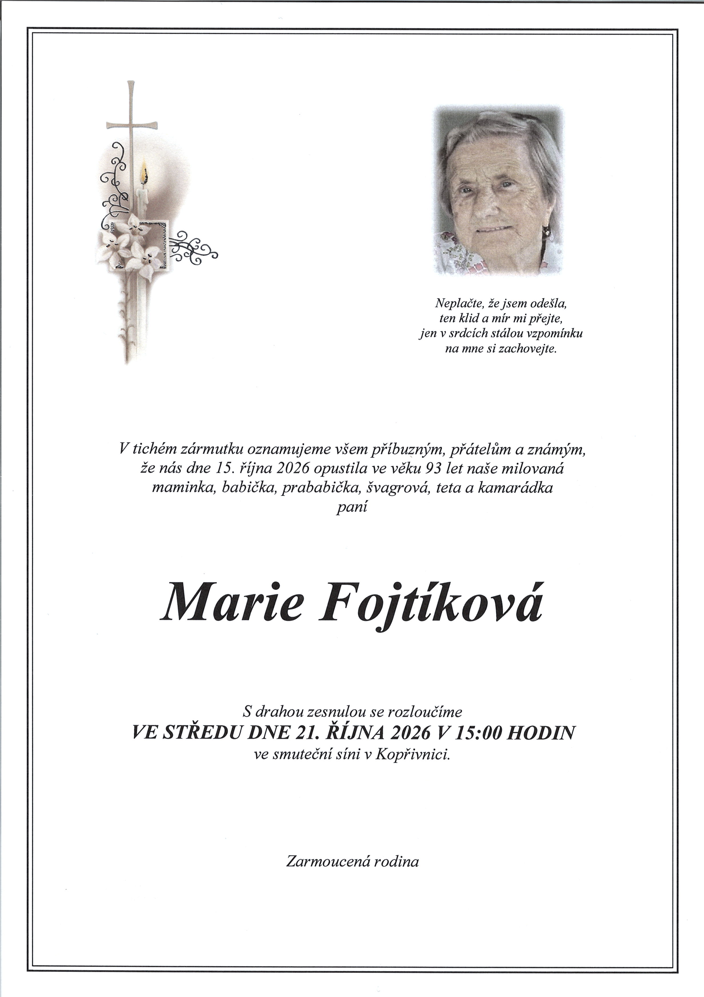 Fojtíková Marie