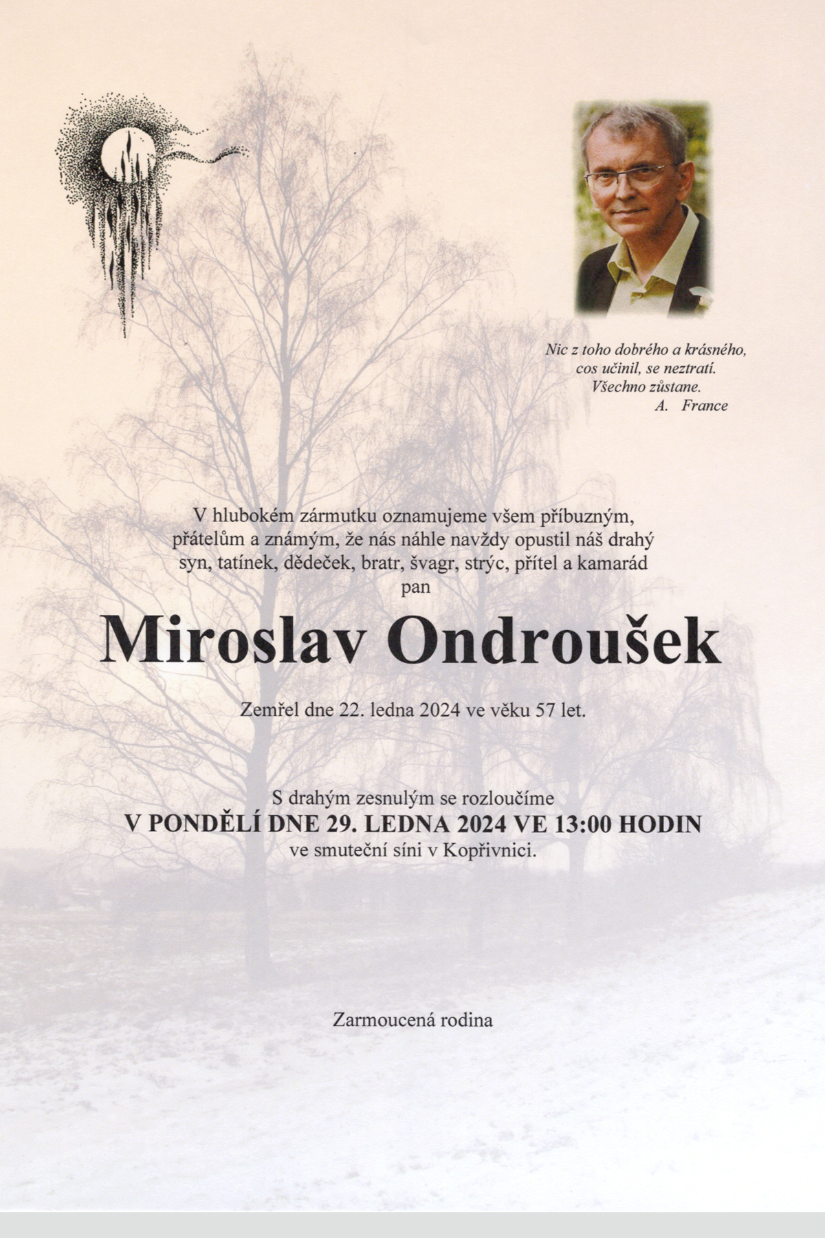 Parte Ondroušek Miroslav