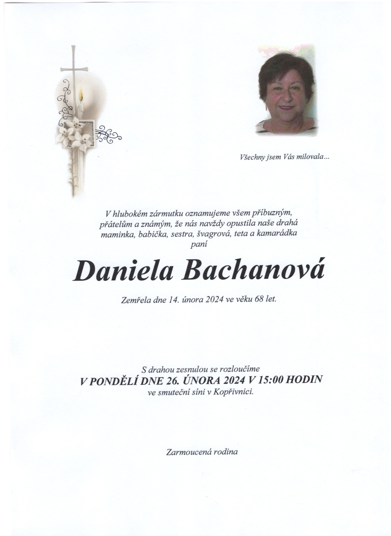 Parte Bachanová Daniela