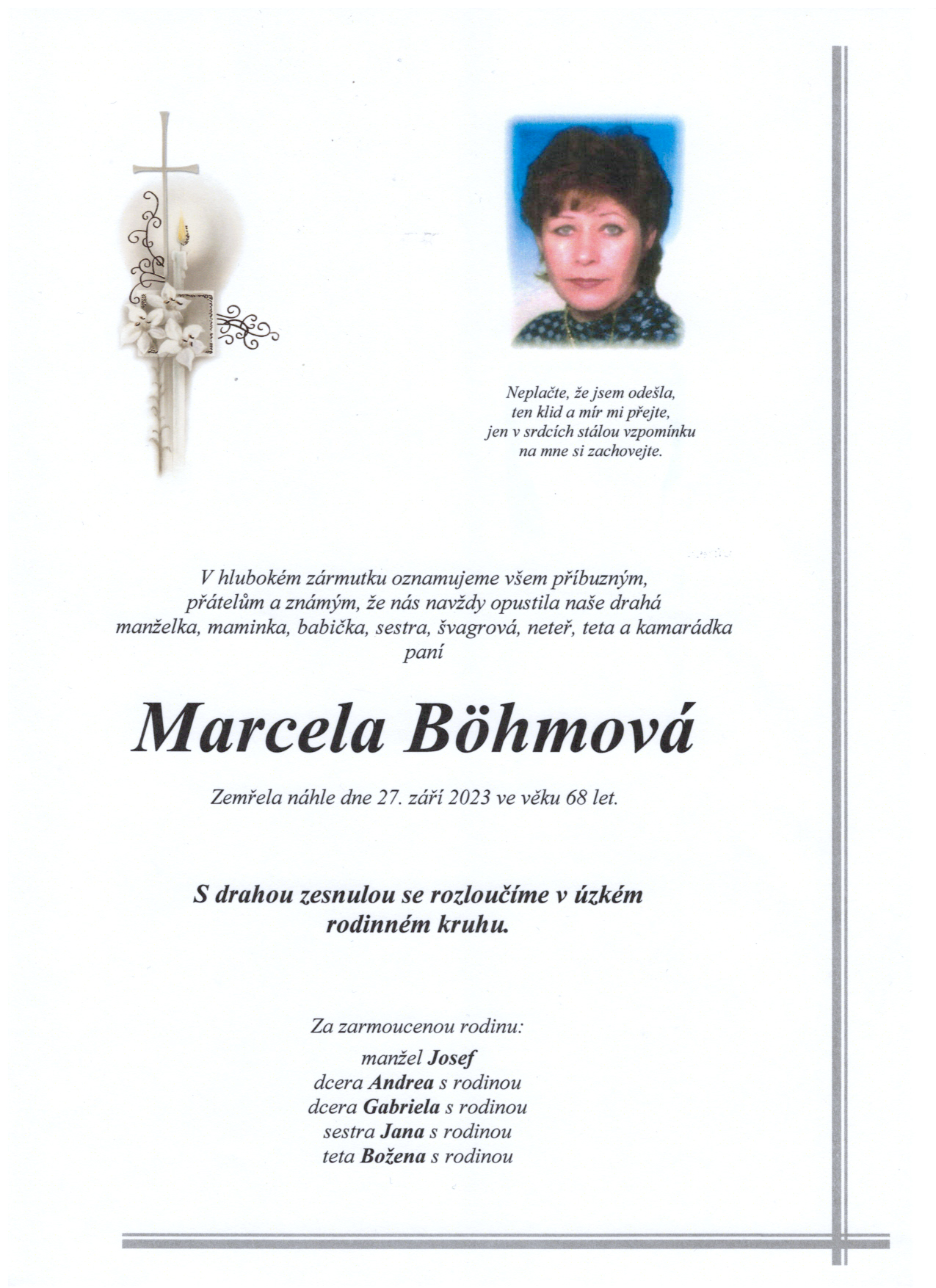 parte Böhmová Marcela